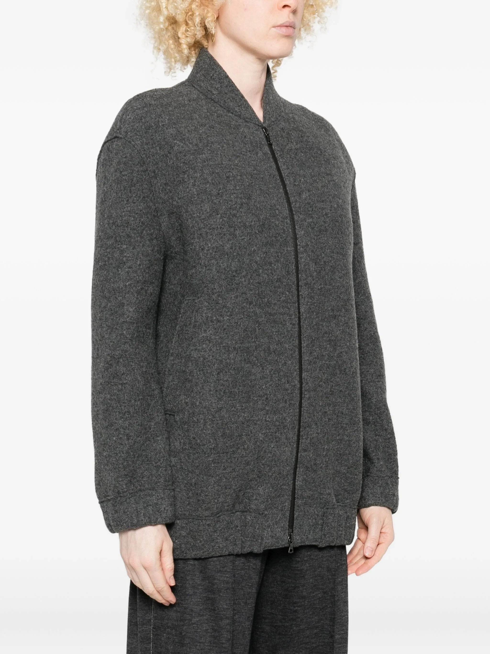 Harris Wharf London Zip-front Bomber Jacket - 2