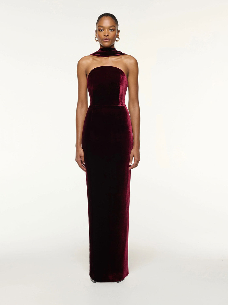 ROLAND MOURET VELVET TAILORED BLAZER outlook