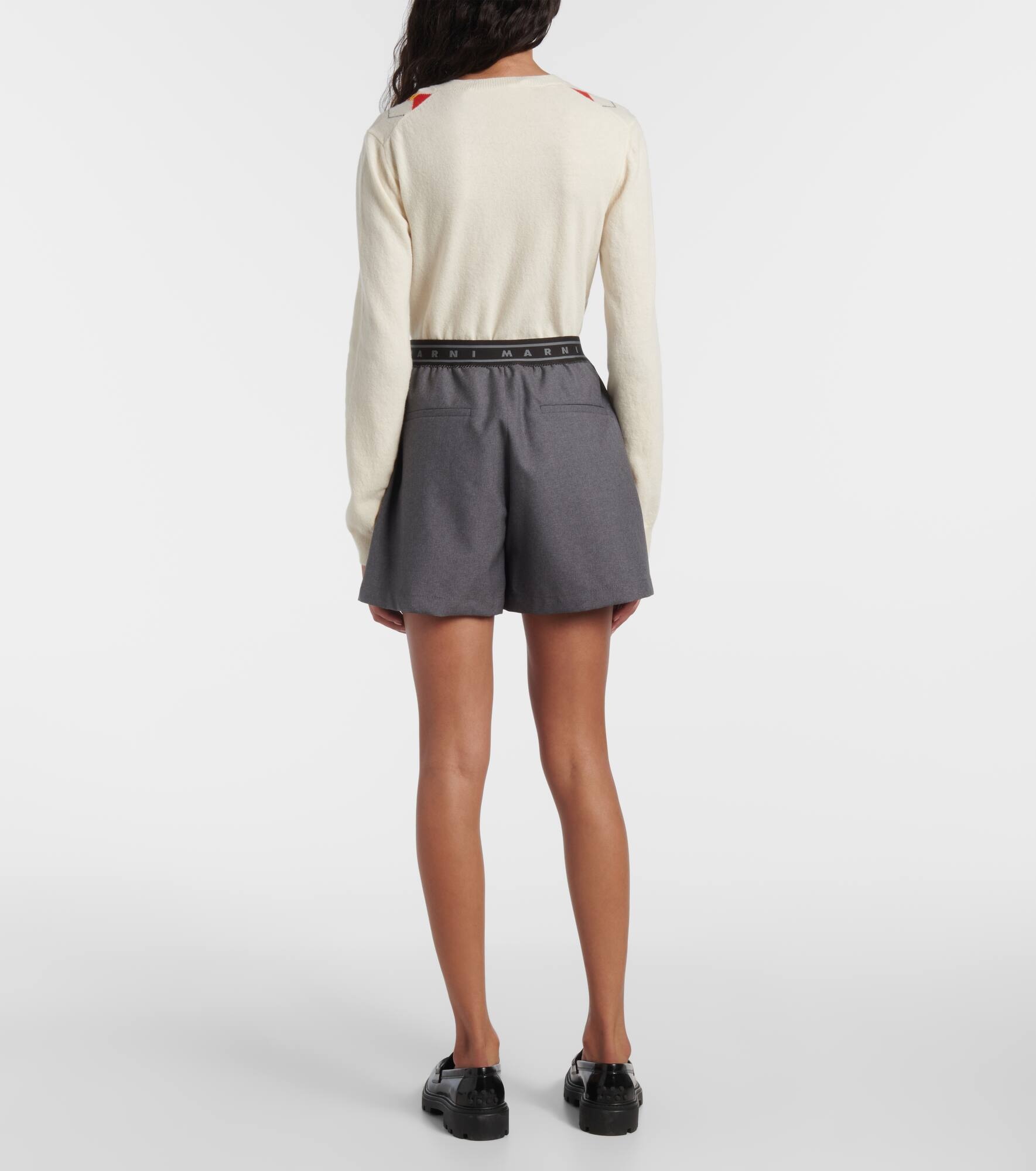 Virigin wool shorts - 3