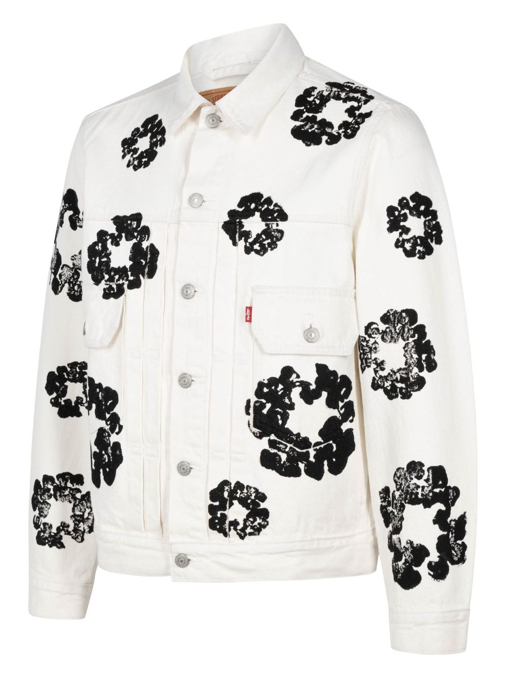 x Levi's wreath-print denim jacket - 2