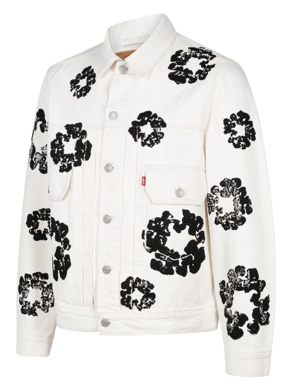 DENIM TEARS x Levi's wreath-print denim jacket - DT16 | REVERSIBLE
