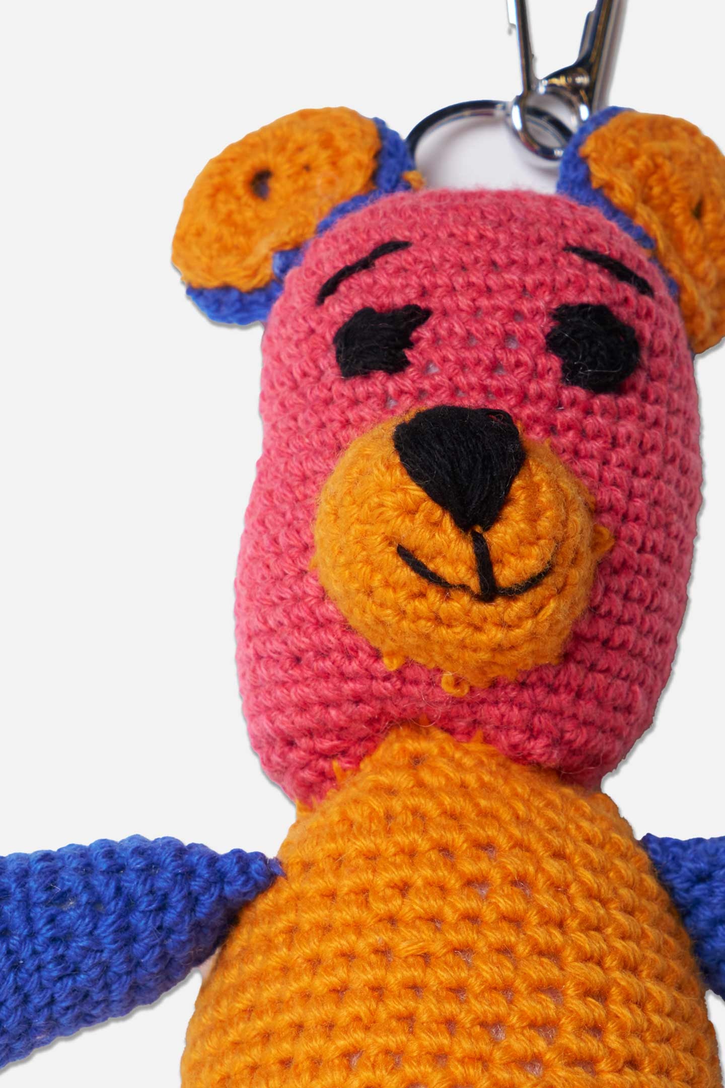CROCHET TEDDY BEAR KEYCHAIN CHARM - 2