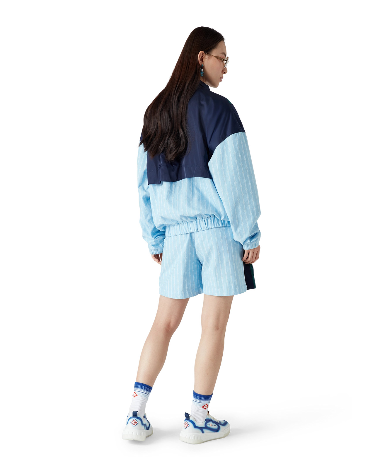 Women's Court Blue Fade Sneaker | Casablanca Paris - 4