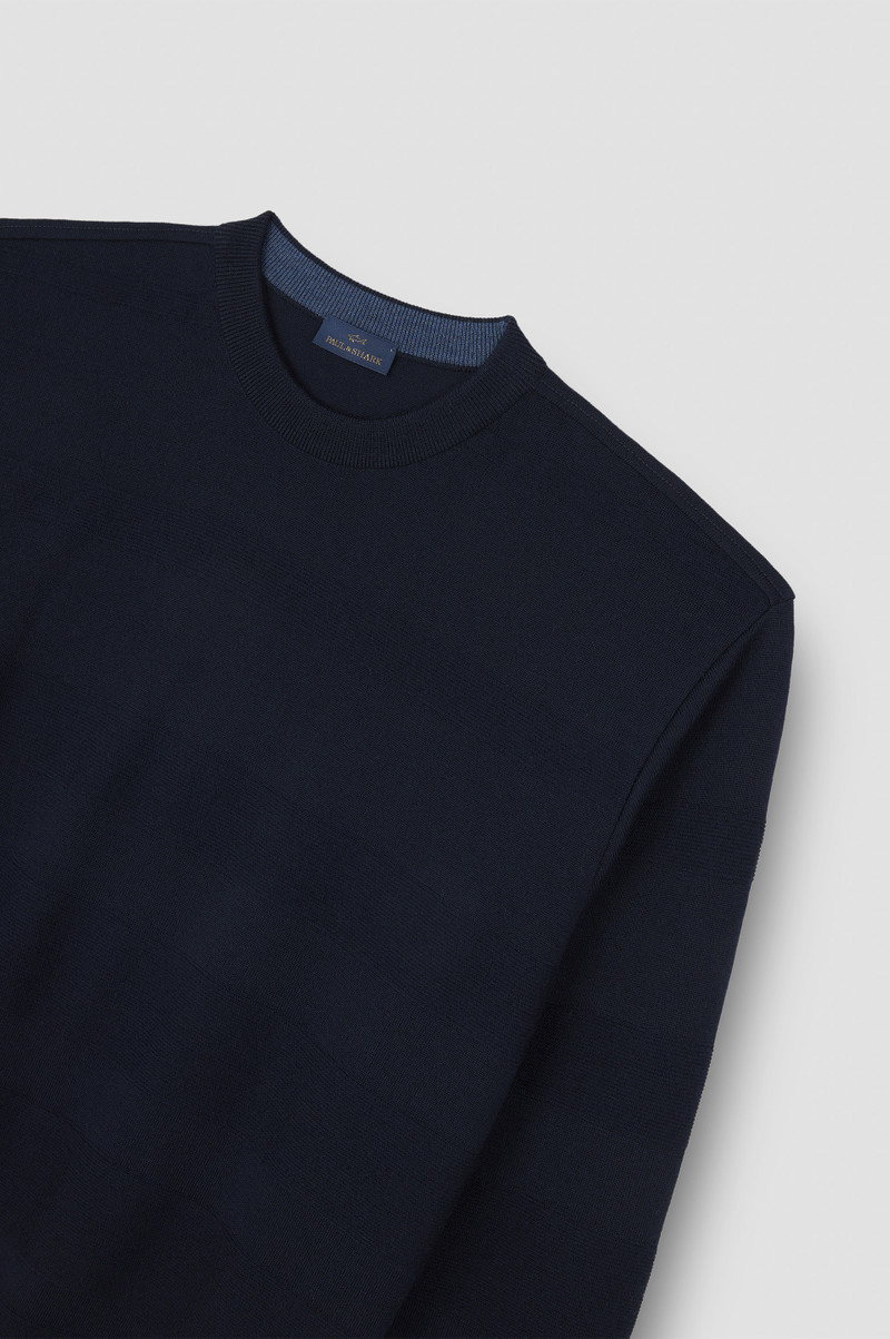 SOFT COOL TOUCH WOOL CREWNECK SWEATER 5