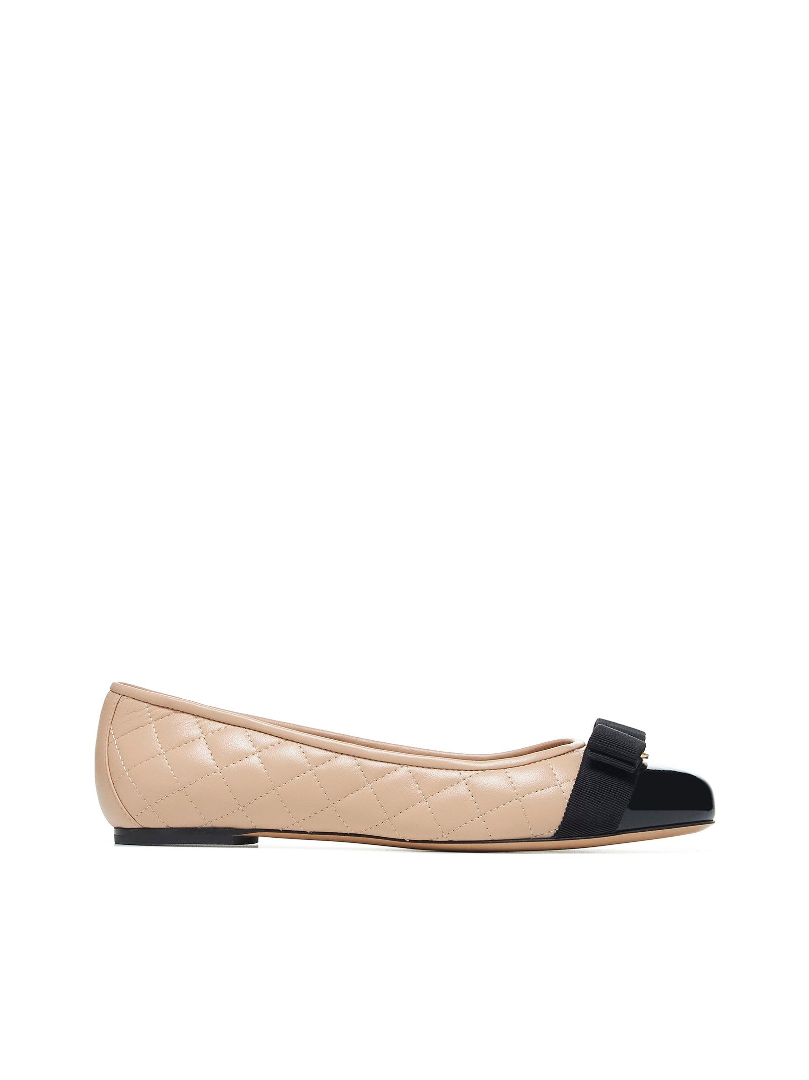 Vara quilted nappa leather ballet flats - 1