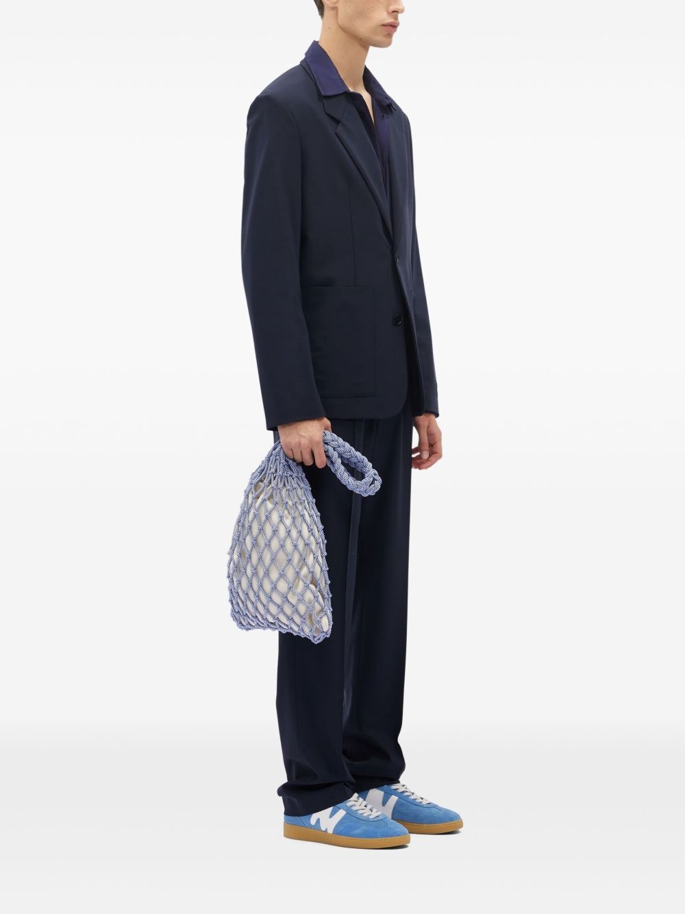 virgin wool-blend trousers - 3