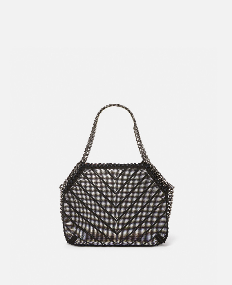 Stella McCartney Falabella Mini Crystal Chevron Tote Bag outlook