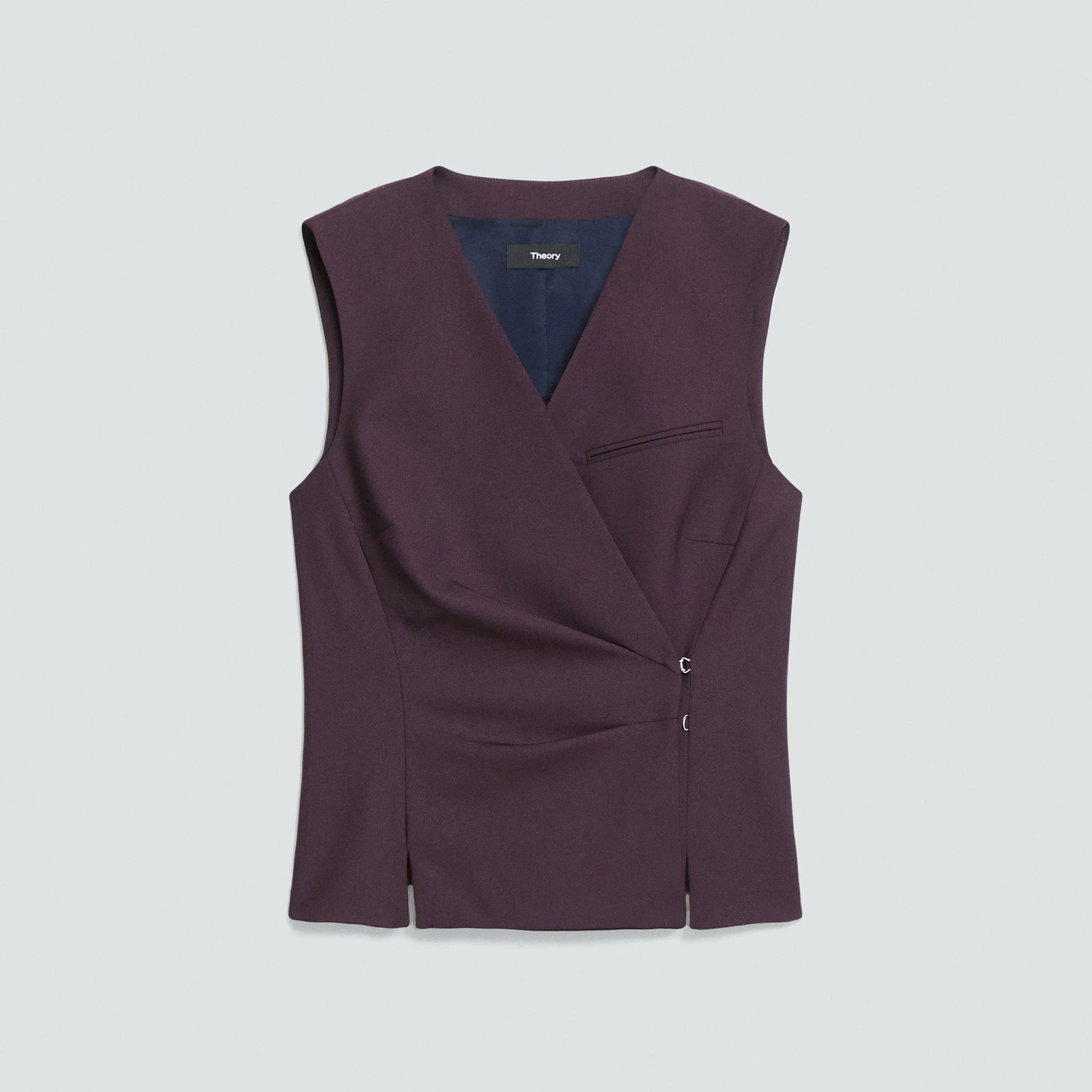 Wrap Vest in Good Wool - 1