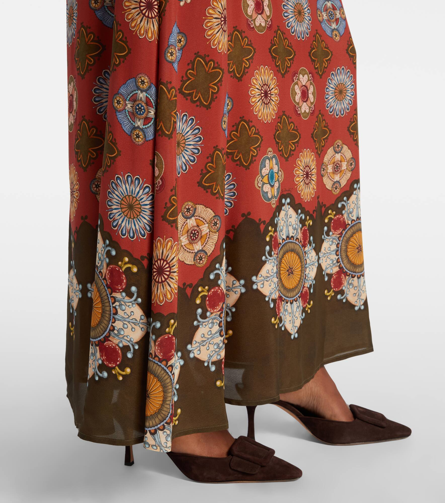 Diva printed maxi dress - 5