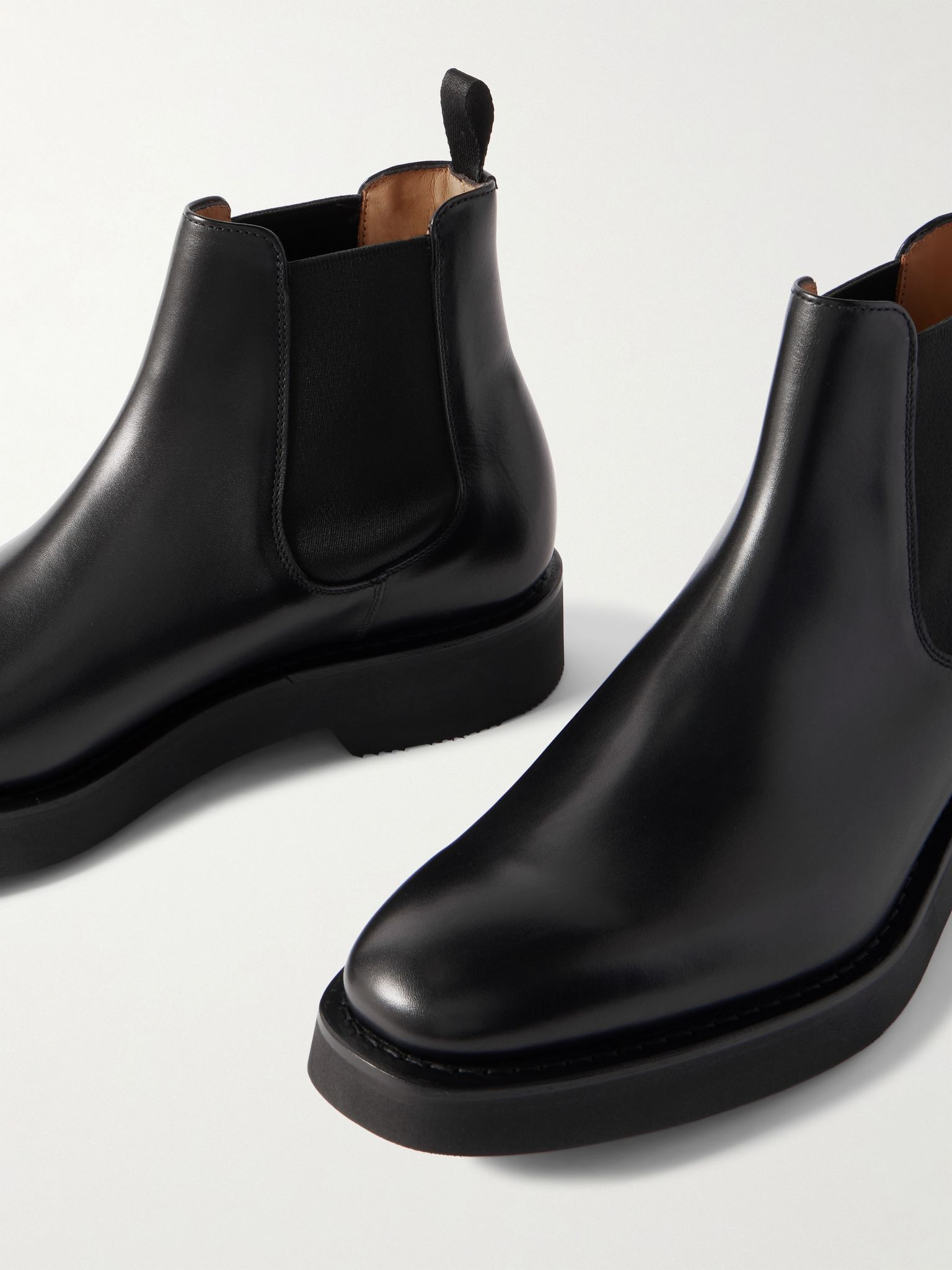 Amberley L Leather Chelsea Boots Black - 6