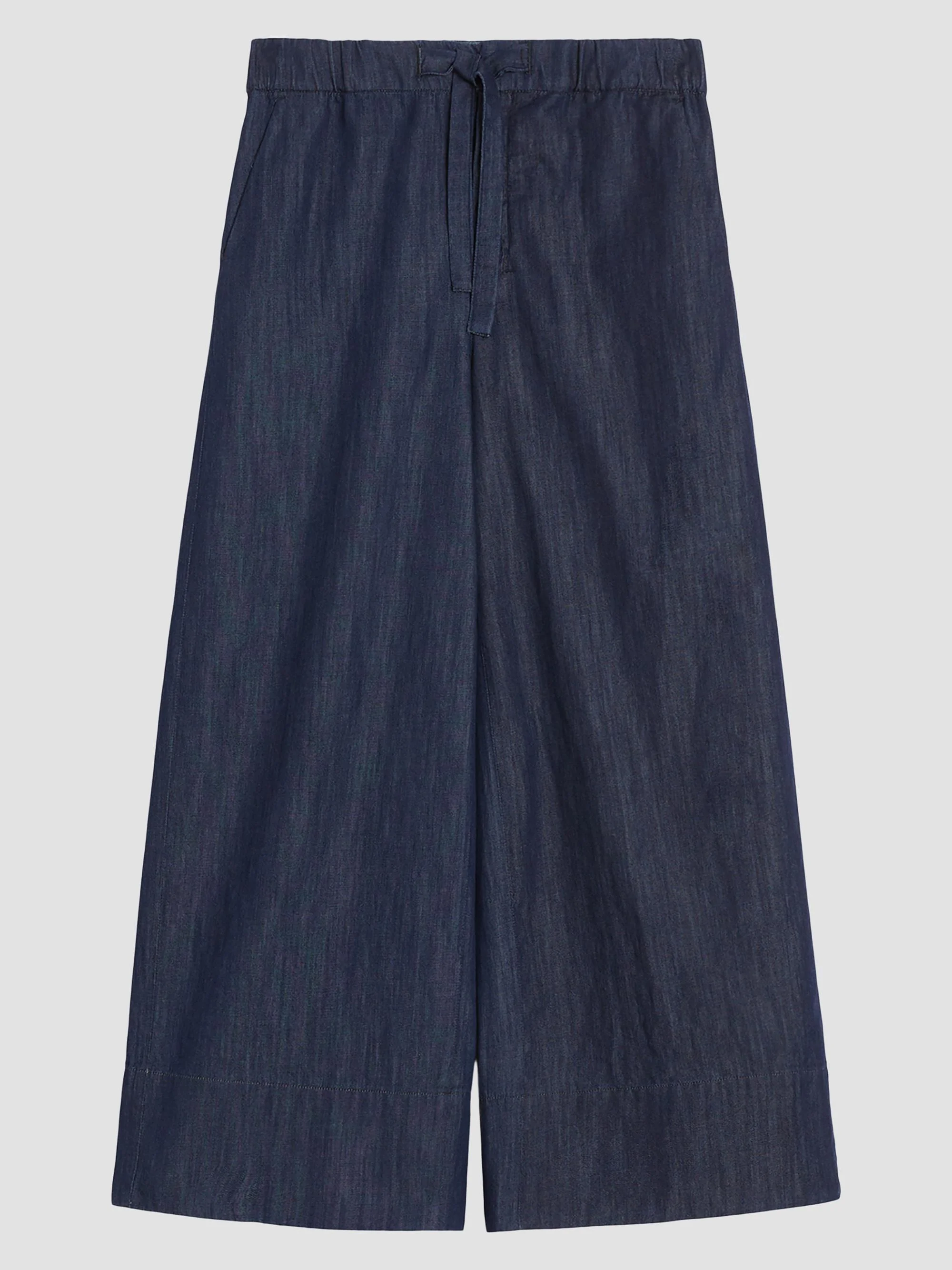 Women's Denim Joggers - Midnight Blue - 1