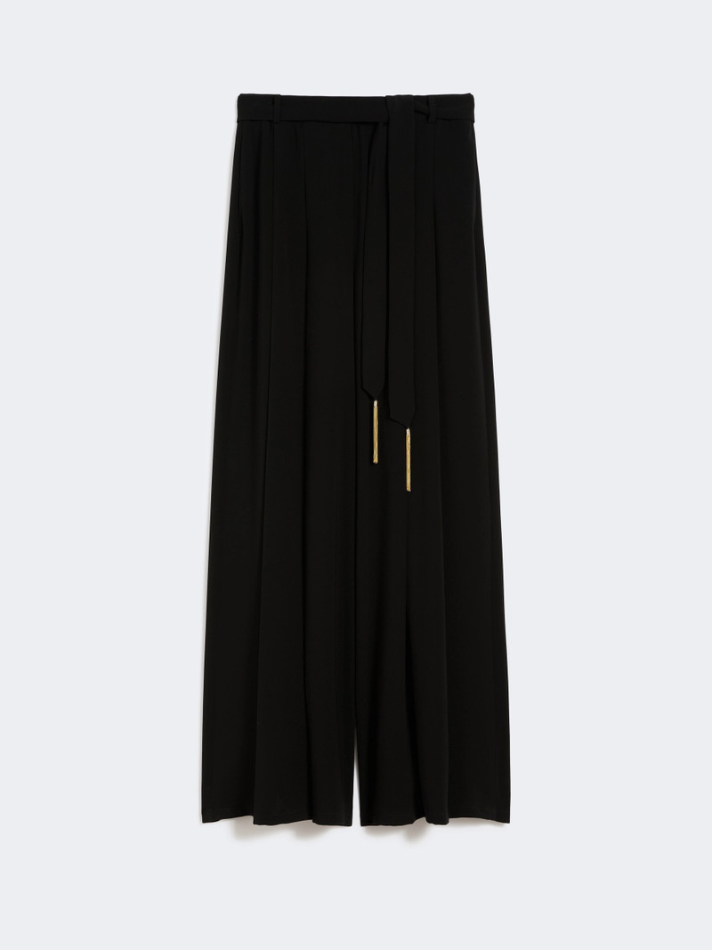 VALICO Cady palazzo trousers - BLACK 1