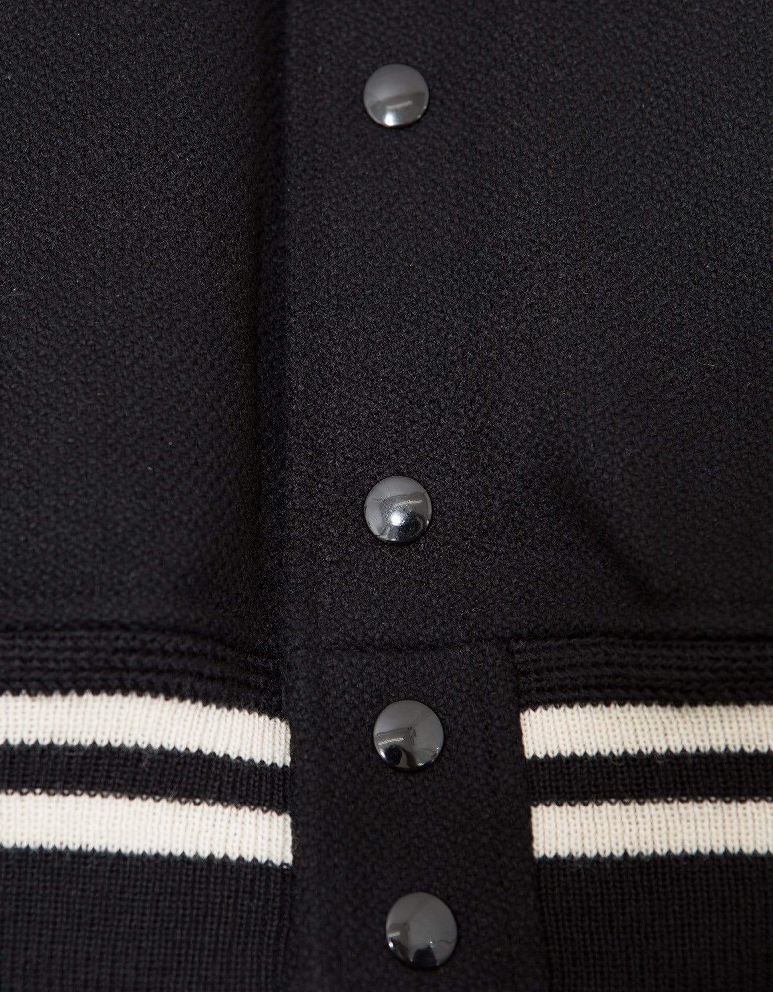 Saint Laurent Black Wool Teddy Jacket - 4
