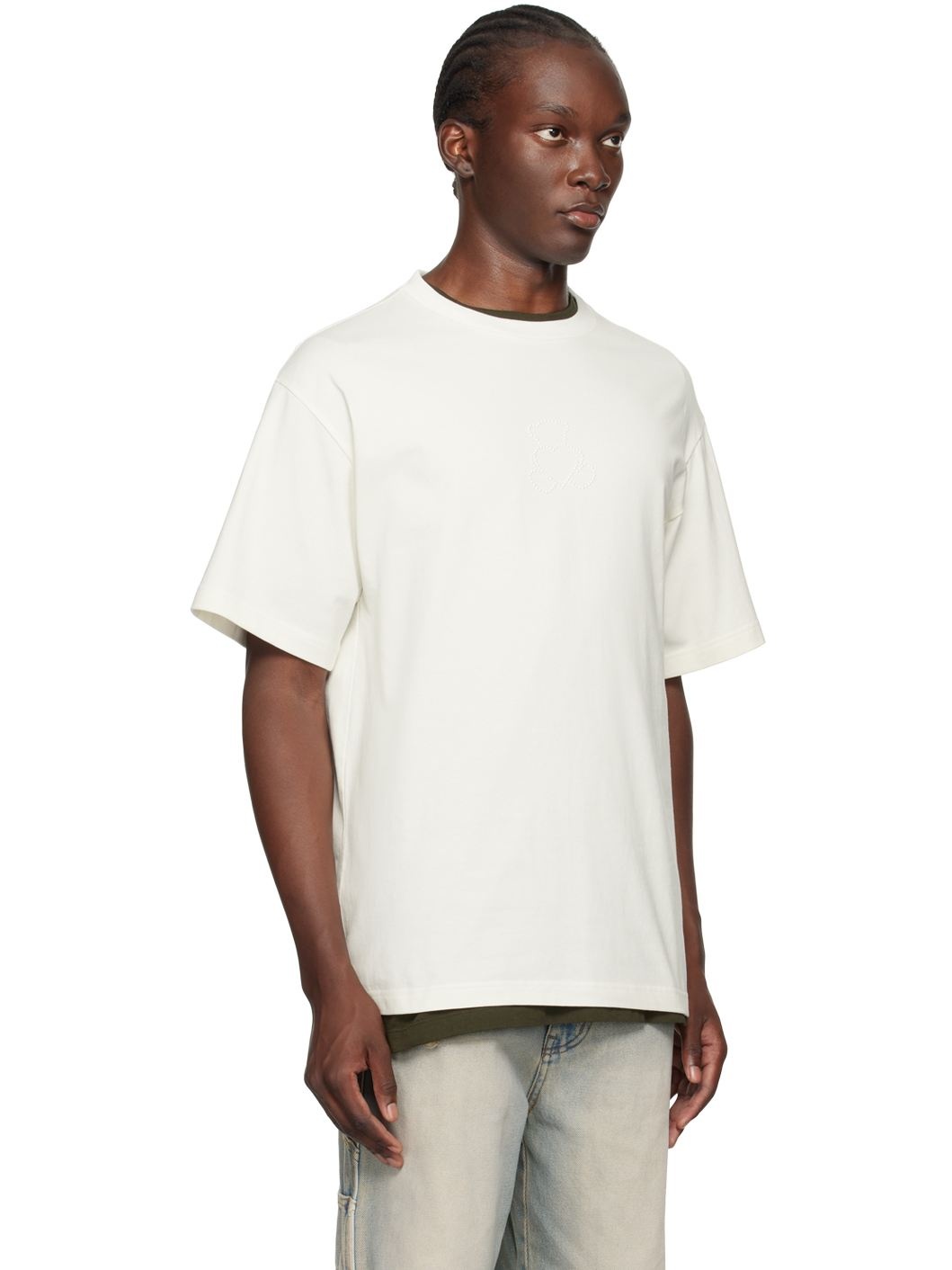 Off-White Pearl Bear T-Shirt - 2