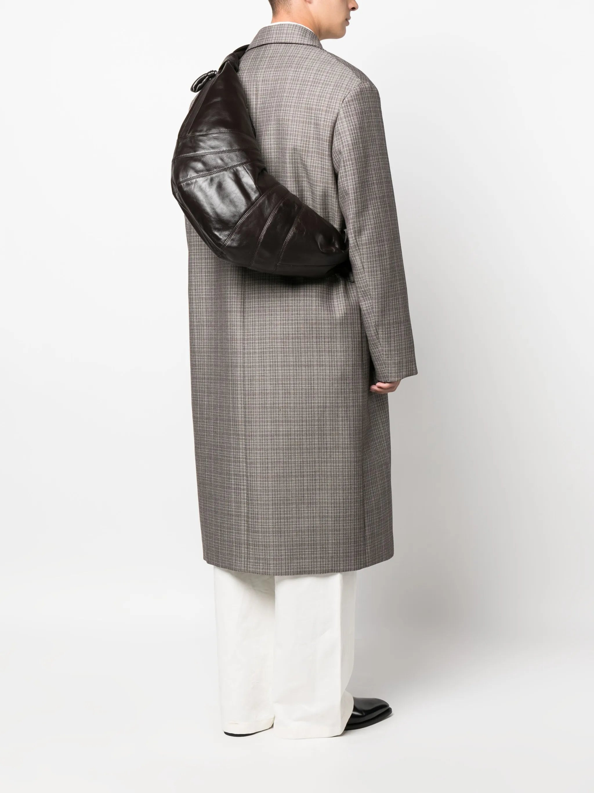 Lemaire Large Croissant Leather Shoulder Bag - 5