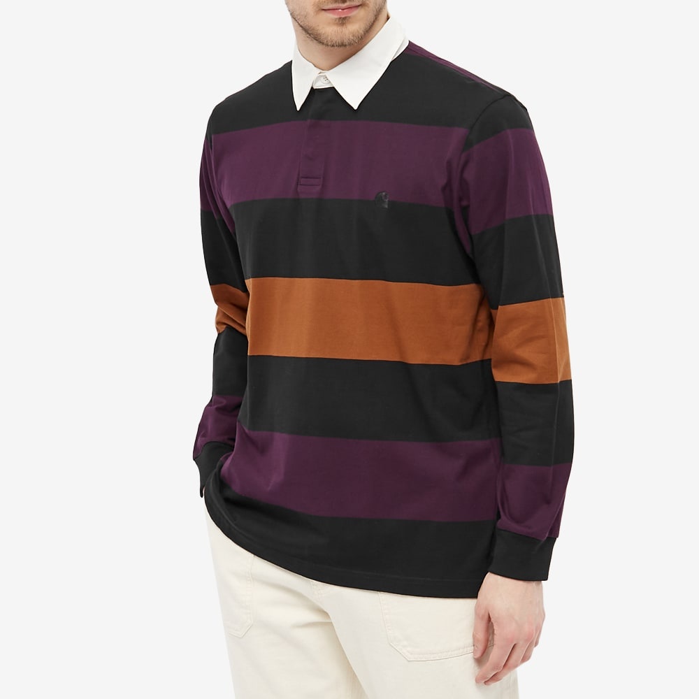 Carhartt WIP Hansen Stripe Rugby Polo - 4