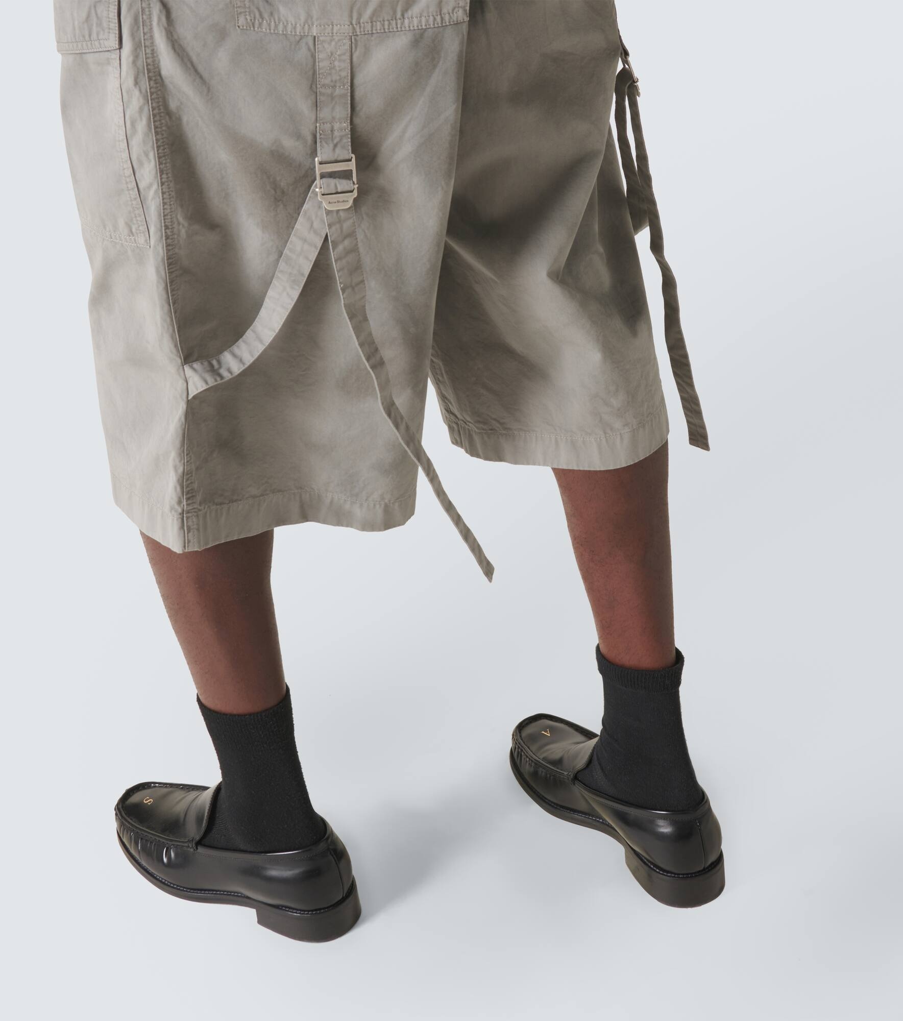Cotton cargo shorts - 6