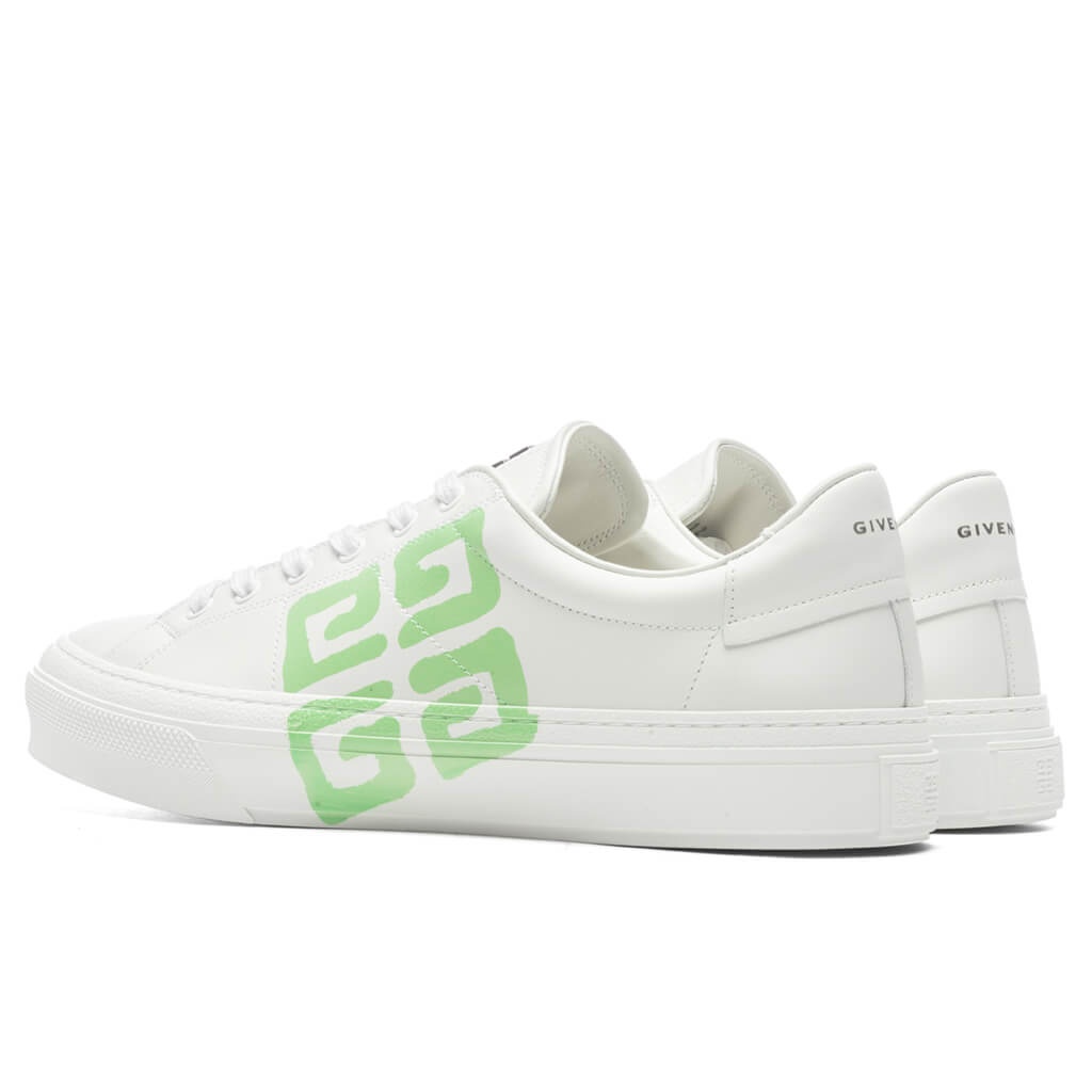 CITY SPORT SNEAKERS - WHITE/MINT GREEN - 3