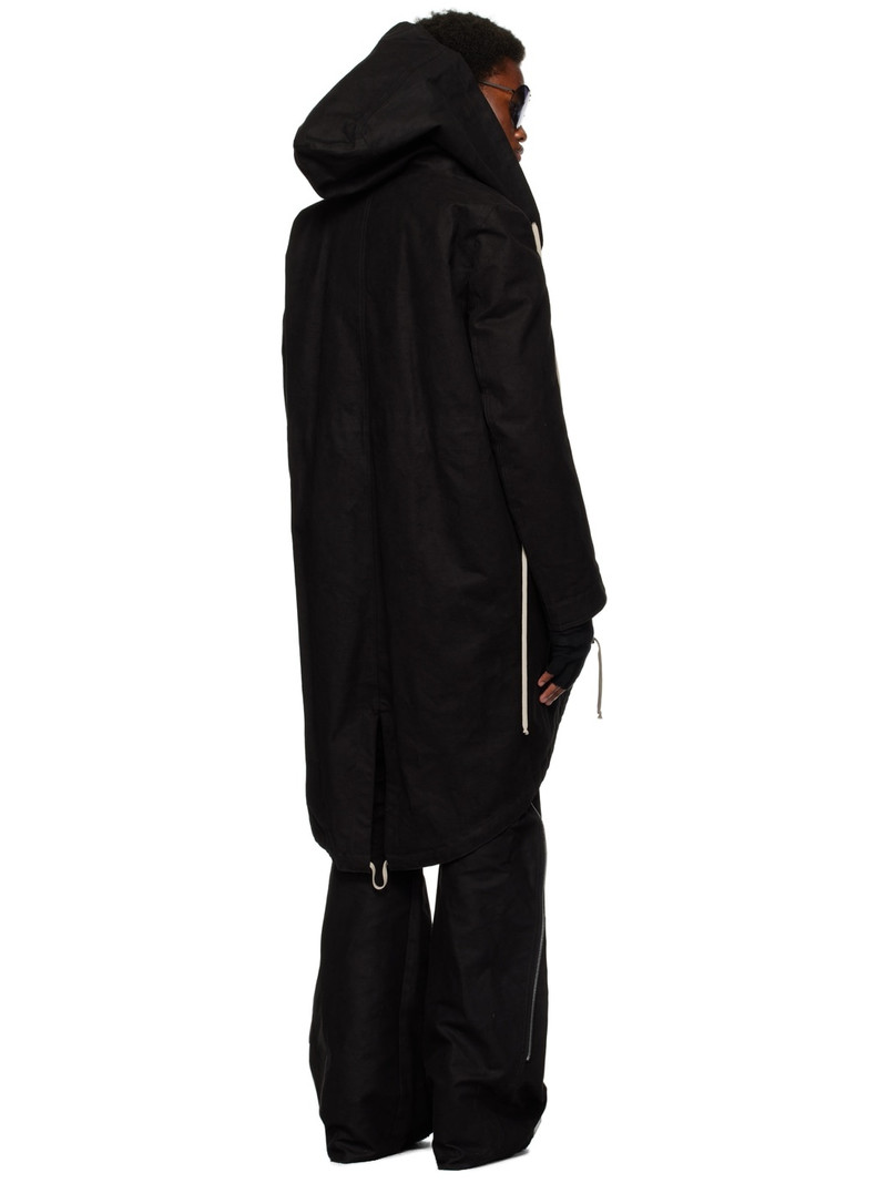 Black Bauhaus Fishtail Coat 3