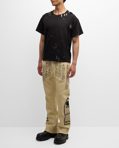 WHO DECIDES WAR Men's Patched Arch Embroidered Pants outlook