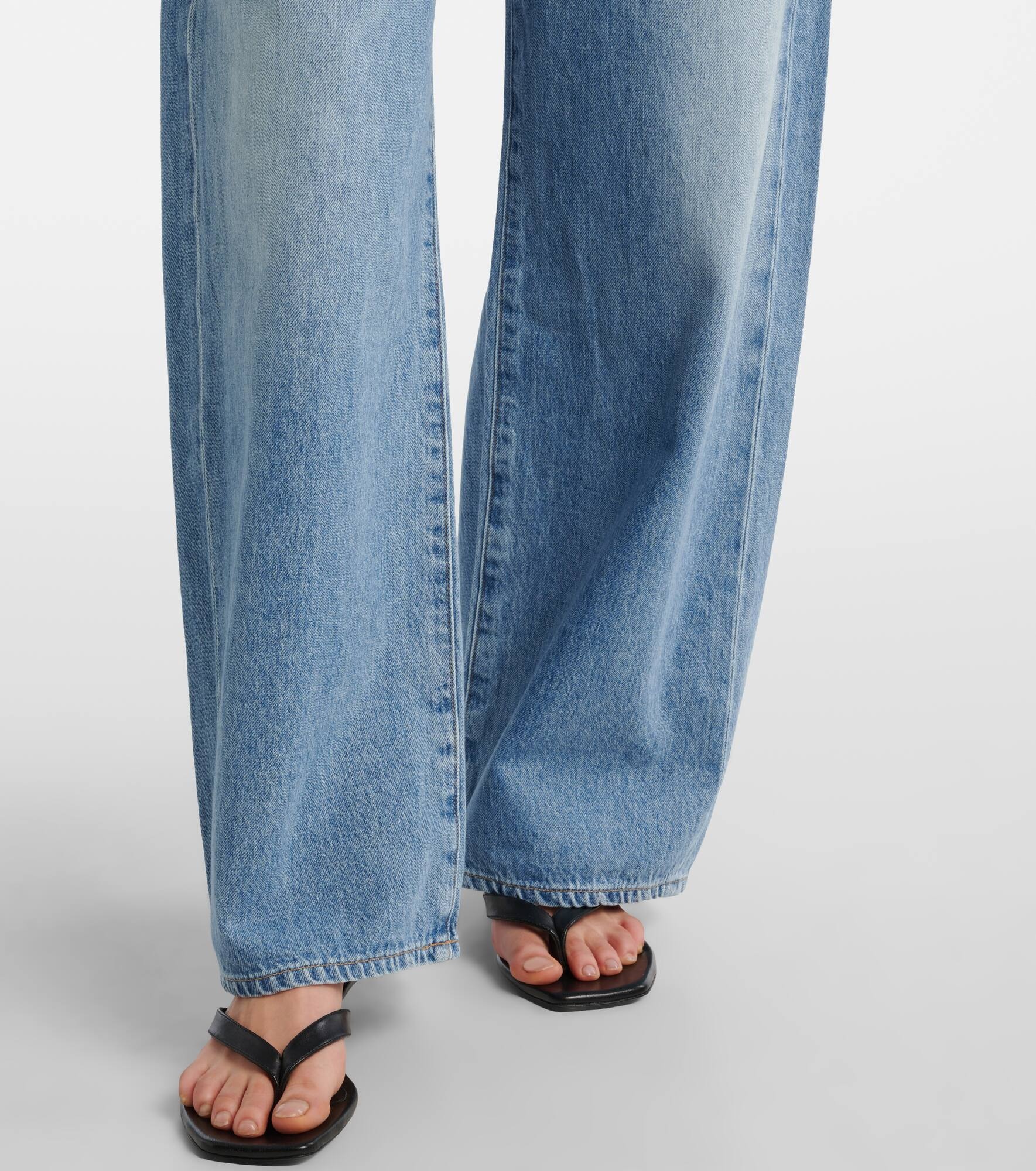 Ayla high-rise wide-leg jeans - 5