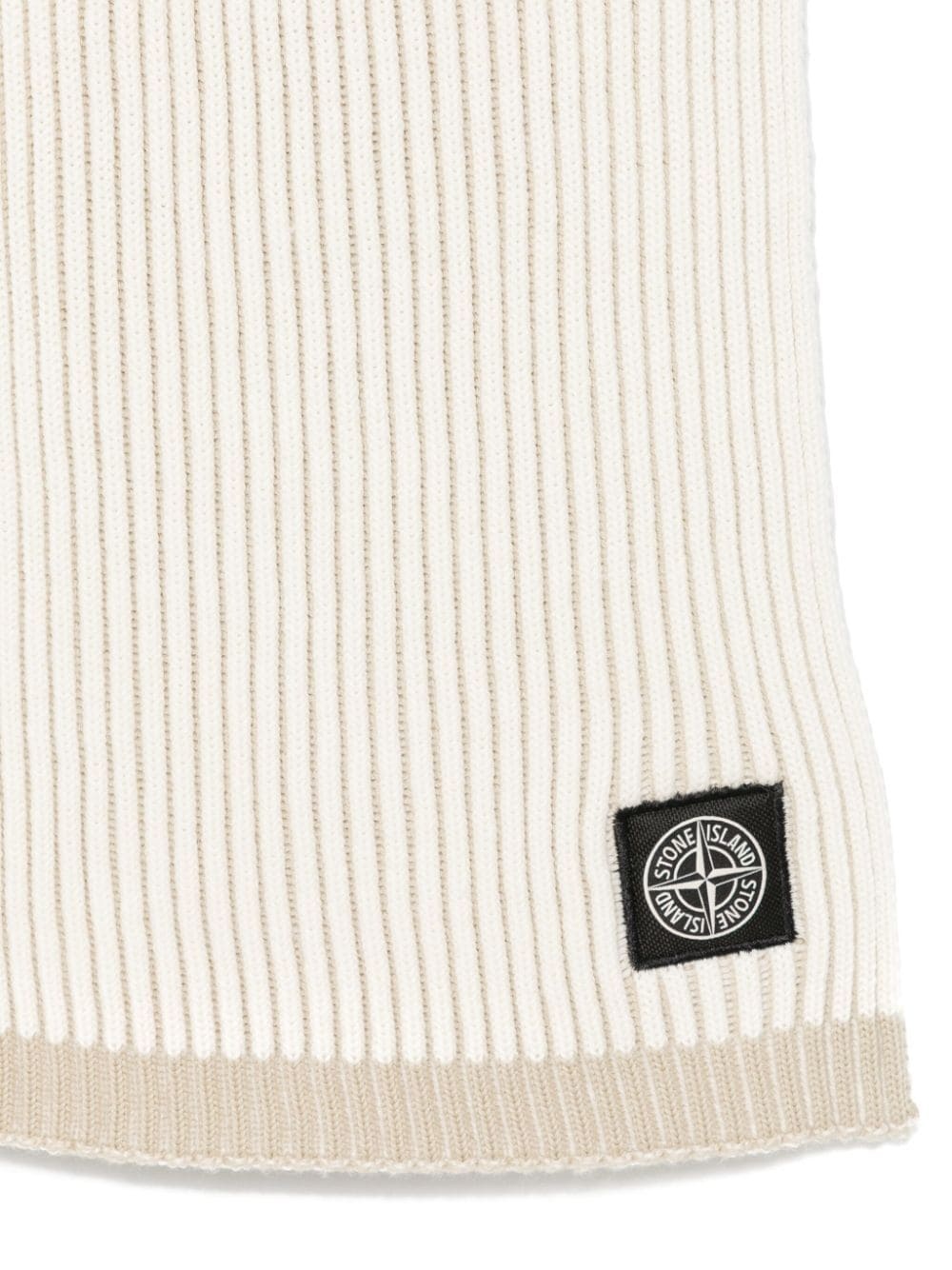 vanisé logo-patch scarf - 2