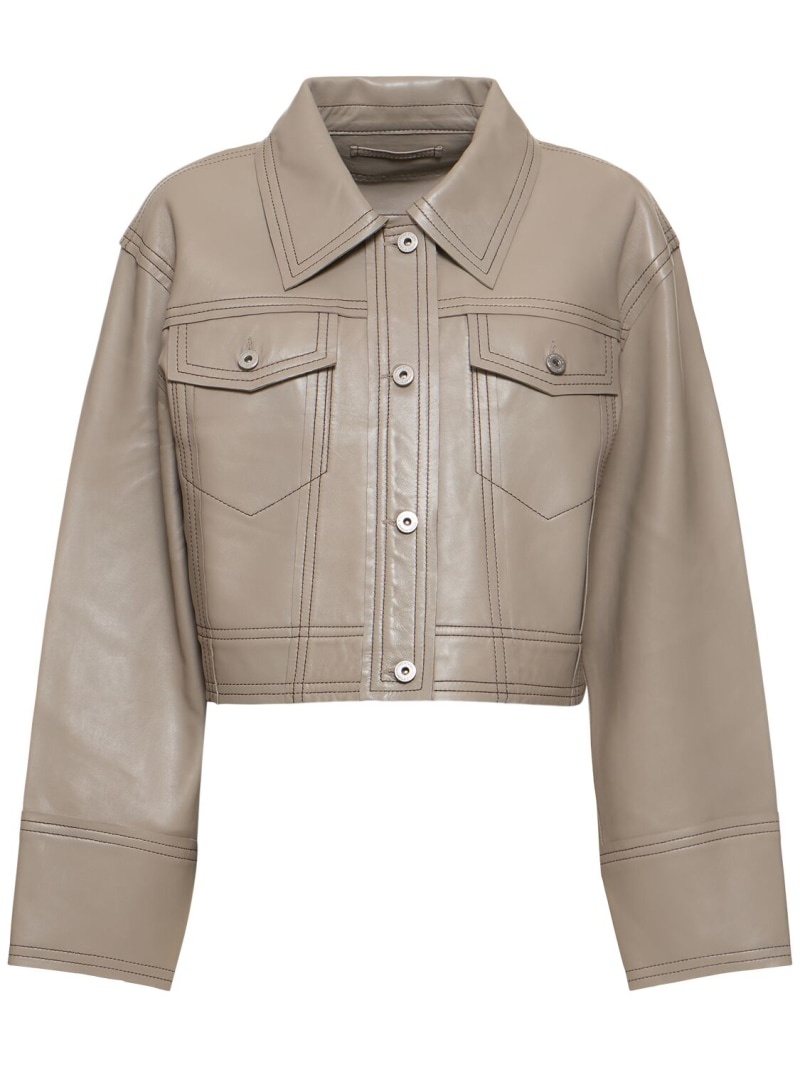 Phyllis Jean leather jacket - 1