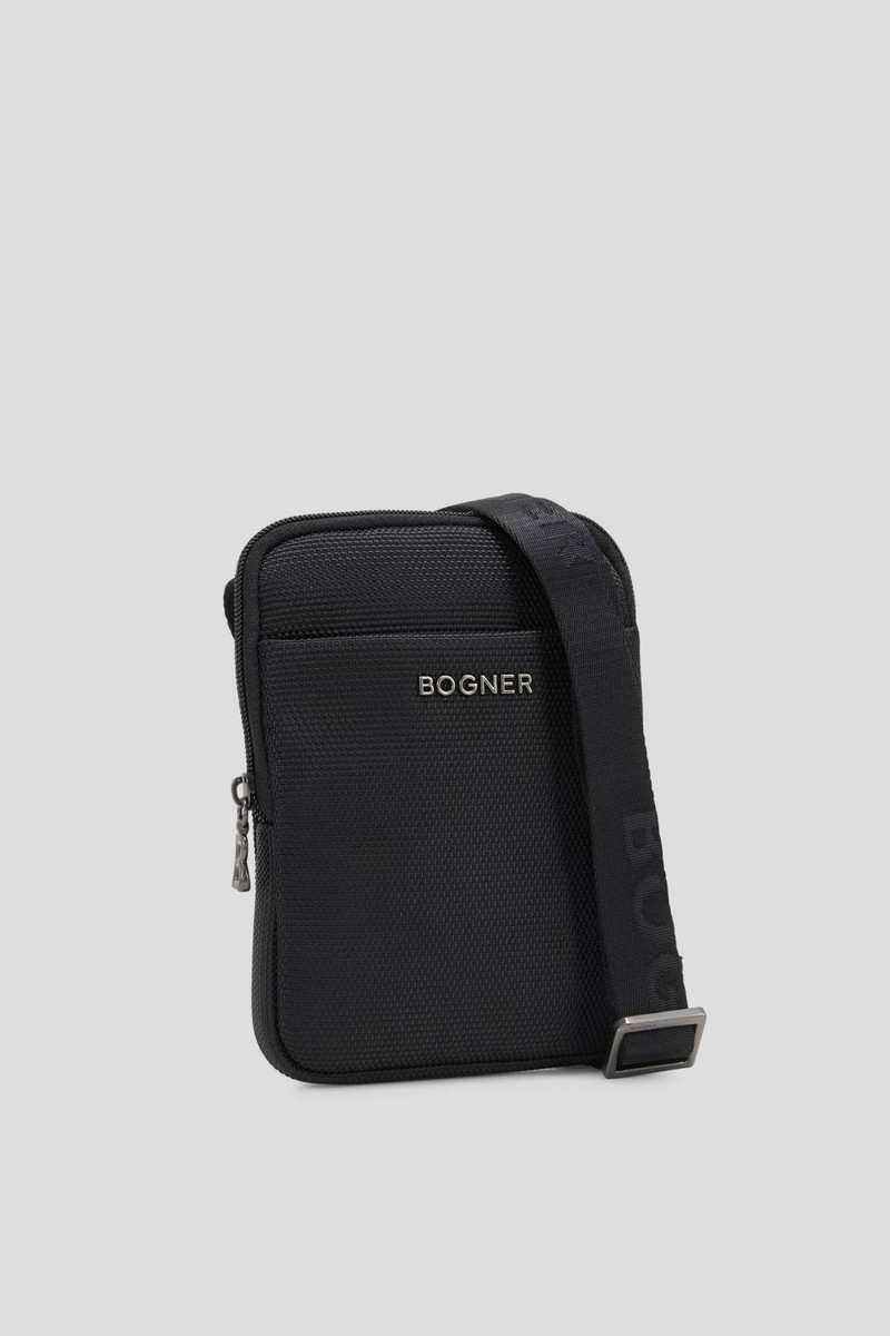 BOGNER KEYSTONE FRANK SHOULDER BAG IN BLACK outlook