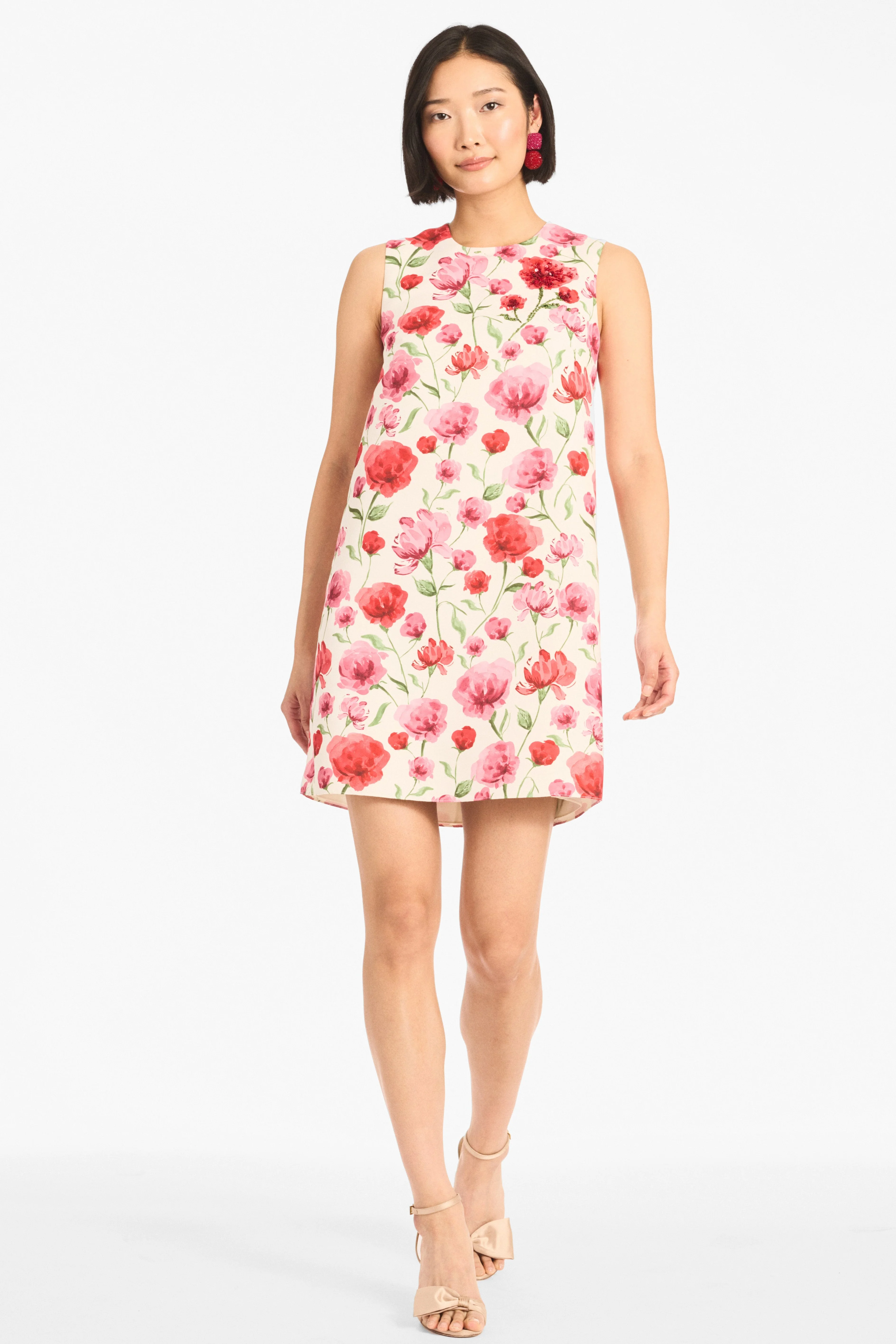 UMA DRESS - WATERCOLOR POPPIES - 1