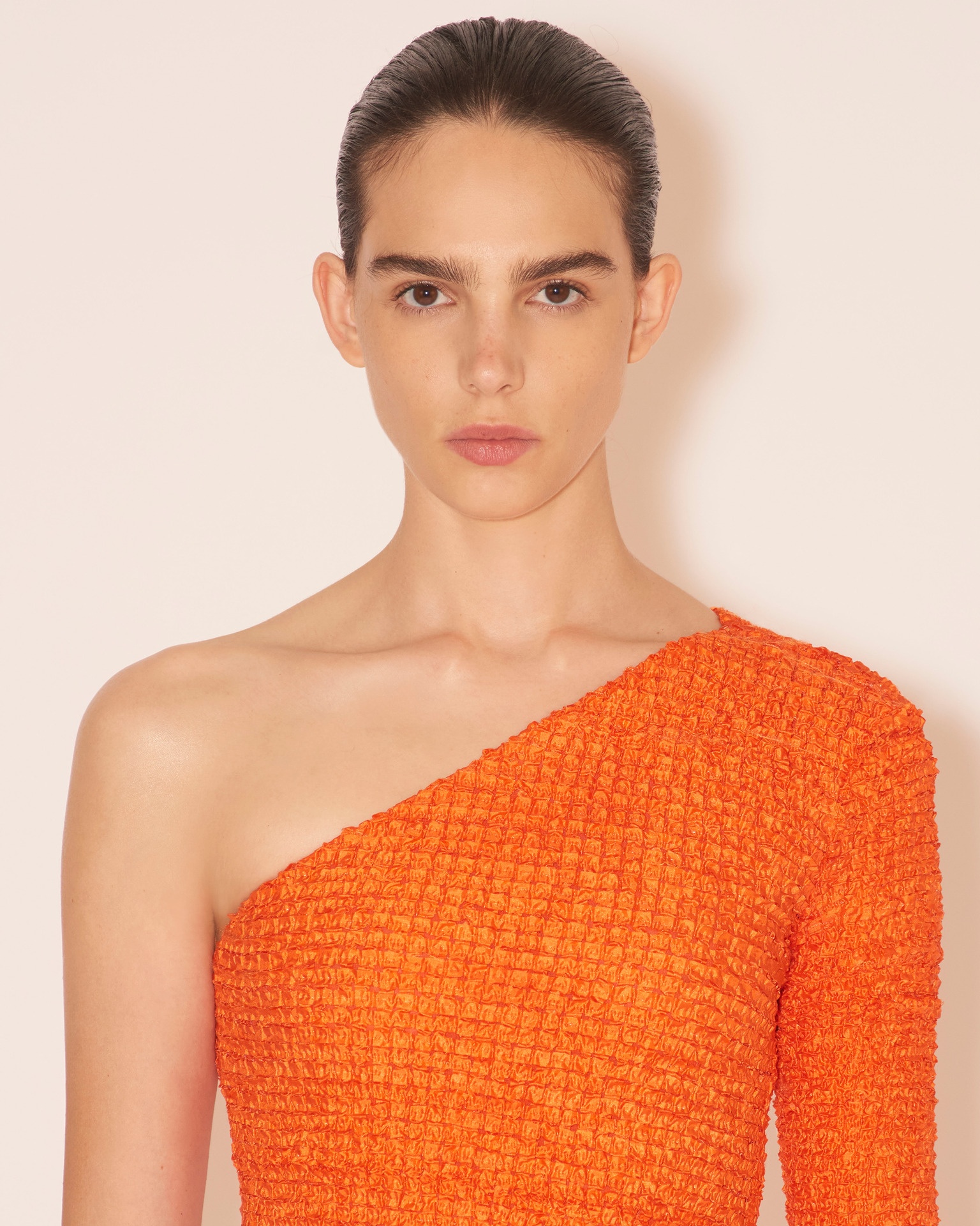 MITRA - One shoulder dress - Orange - 6