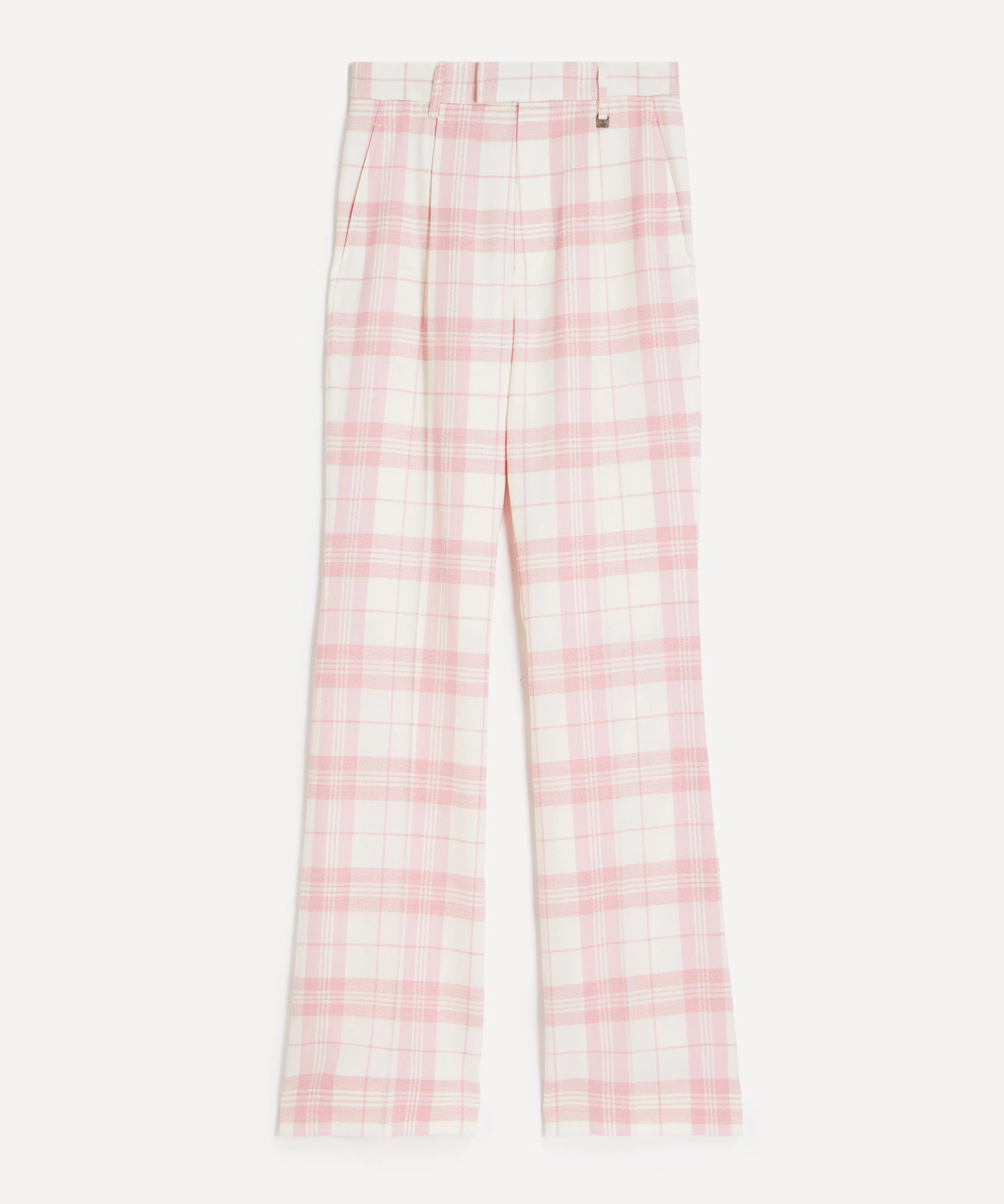 Ray Ivory and Pink Check Trousers - 1