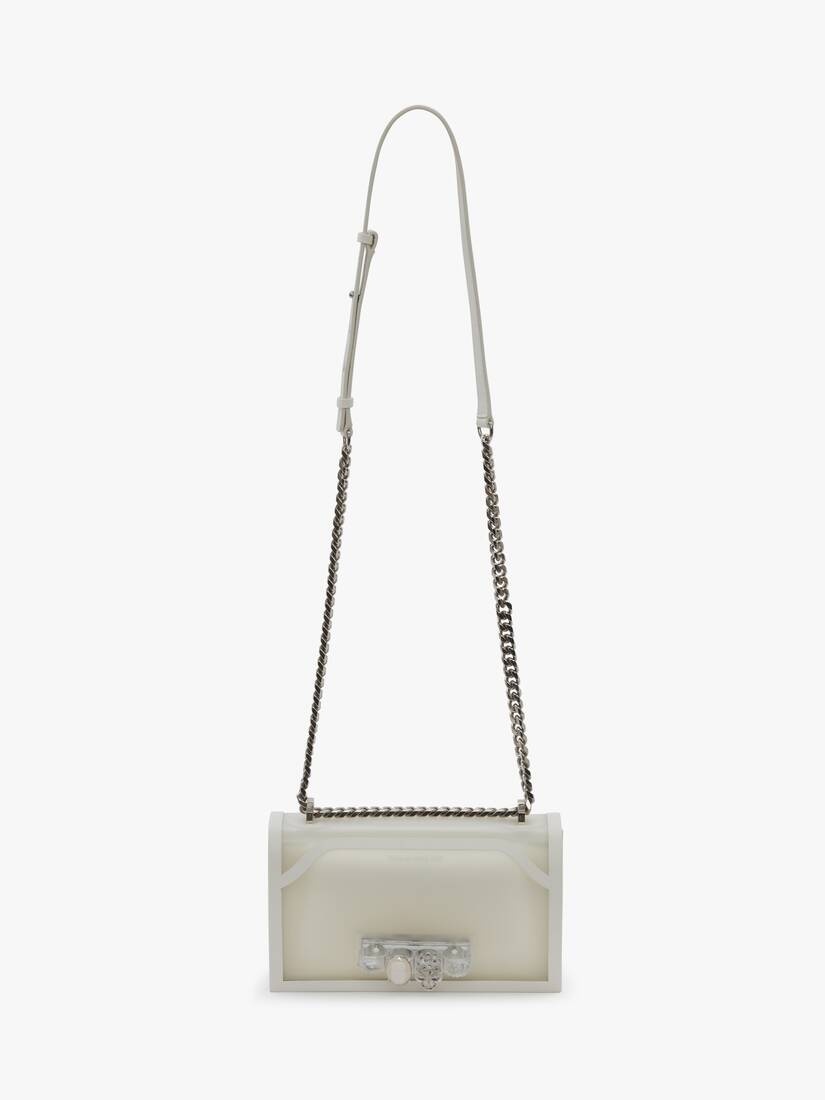 Jewelled Satchel in Transparent - 5