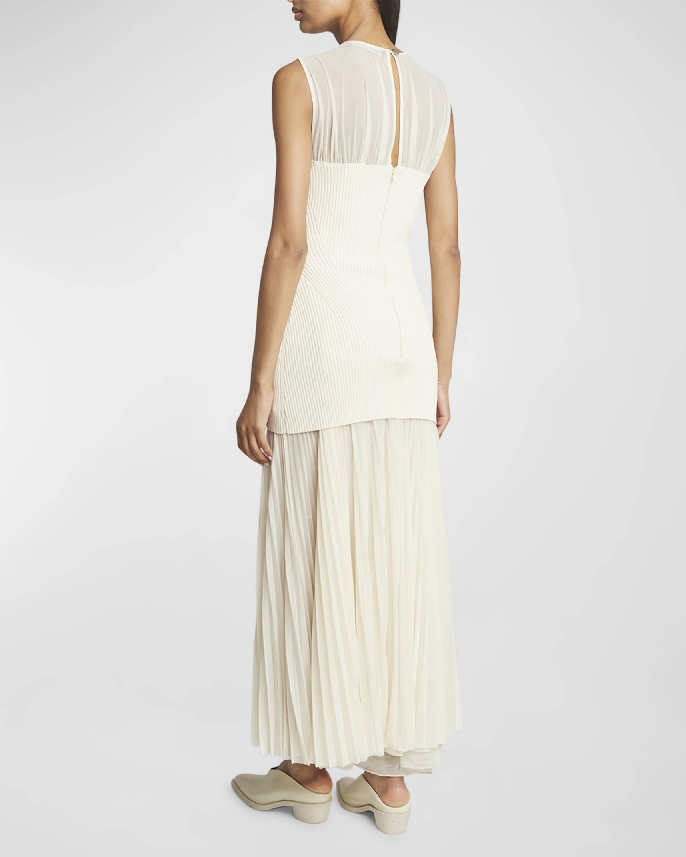 Niki Pleated Maxi Dress - 4