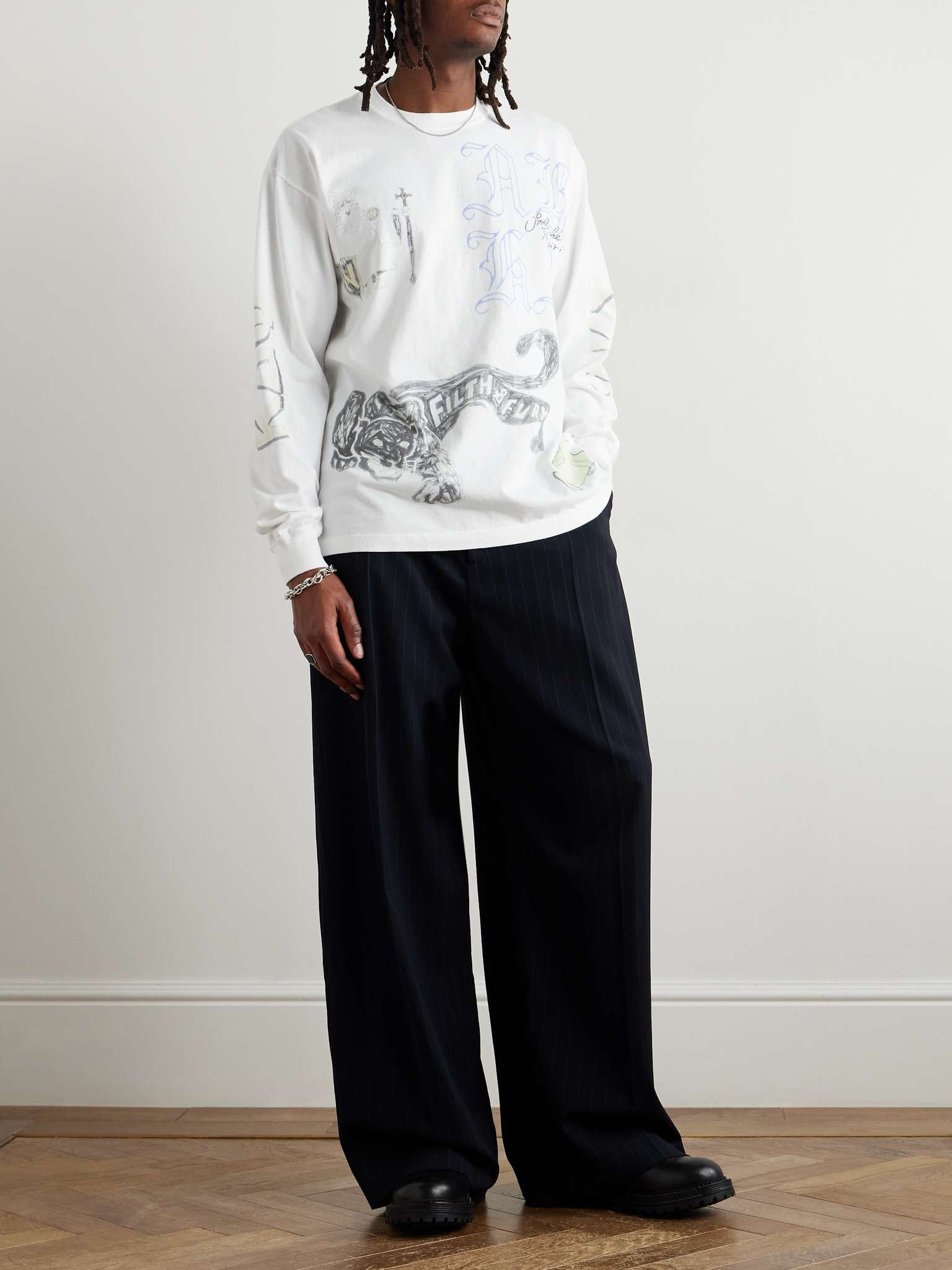 Printed Cotton-Jersey T-Shirt - 2