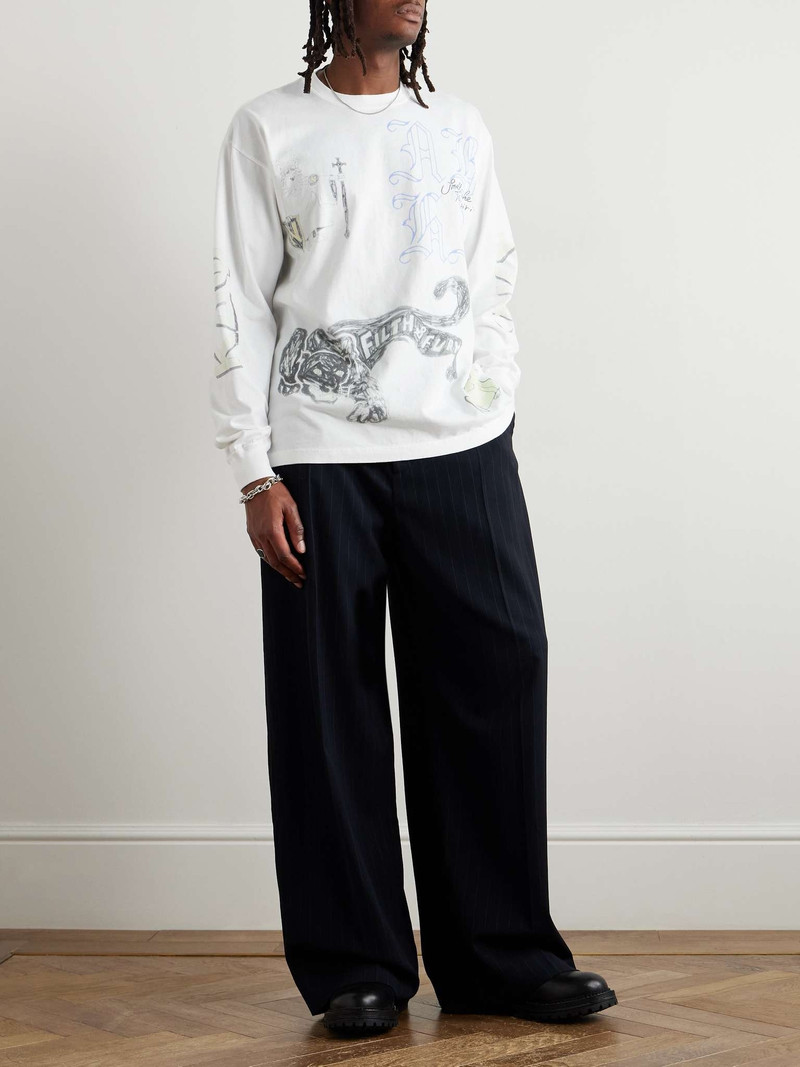 NEIGHBORHOOD Printed Cotton-Jersey T-Shirt outlook