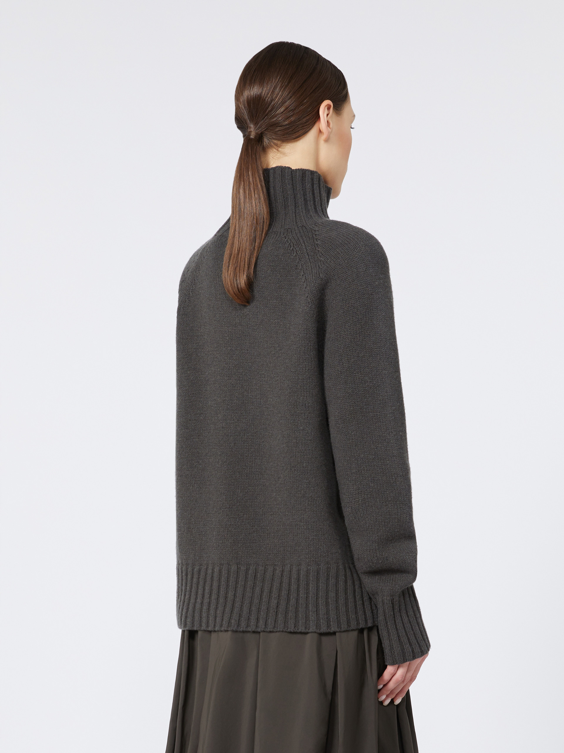 MANTOVA Wool and cashmere yarn polo-neck sweater - 4