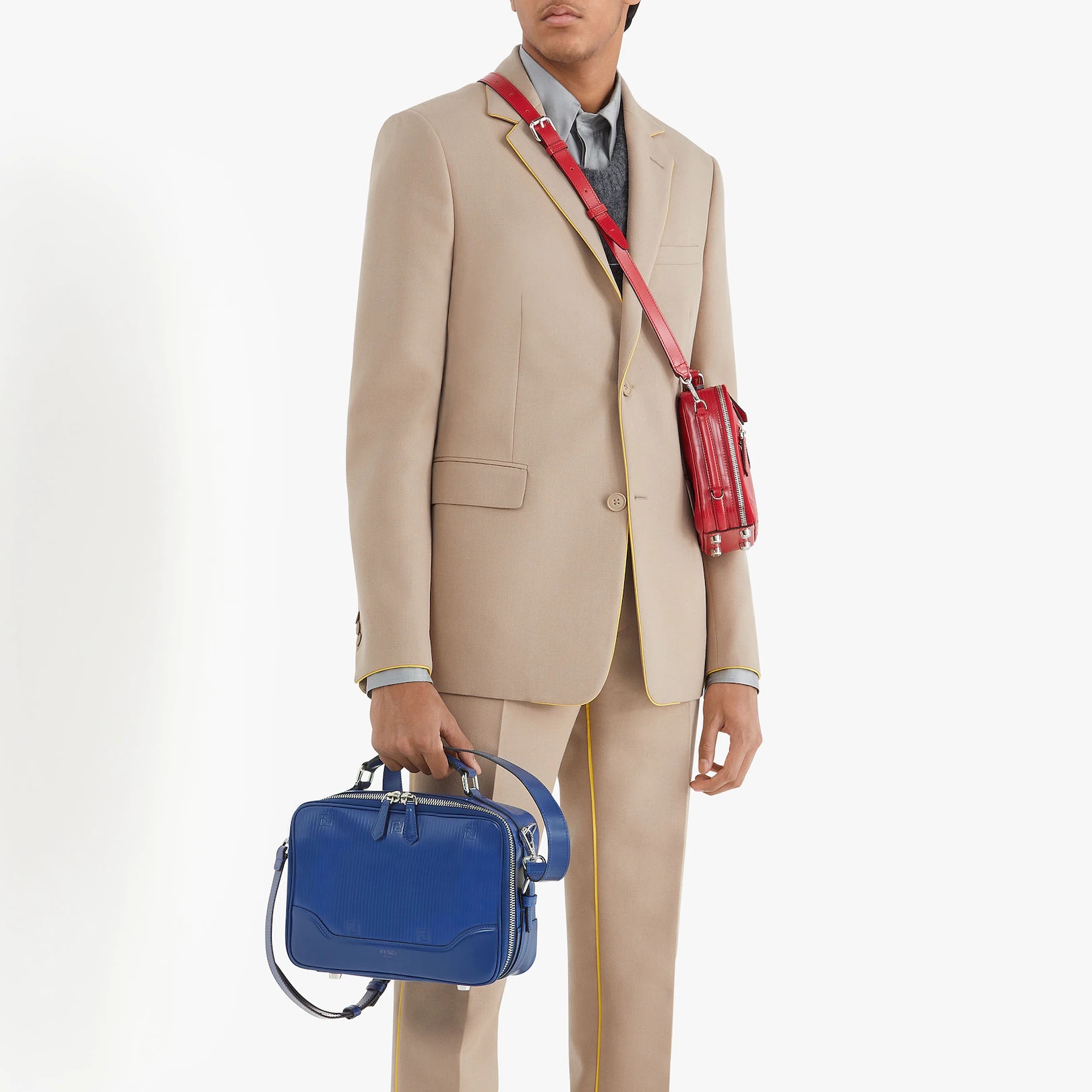 Blue leather bag - 6