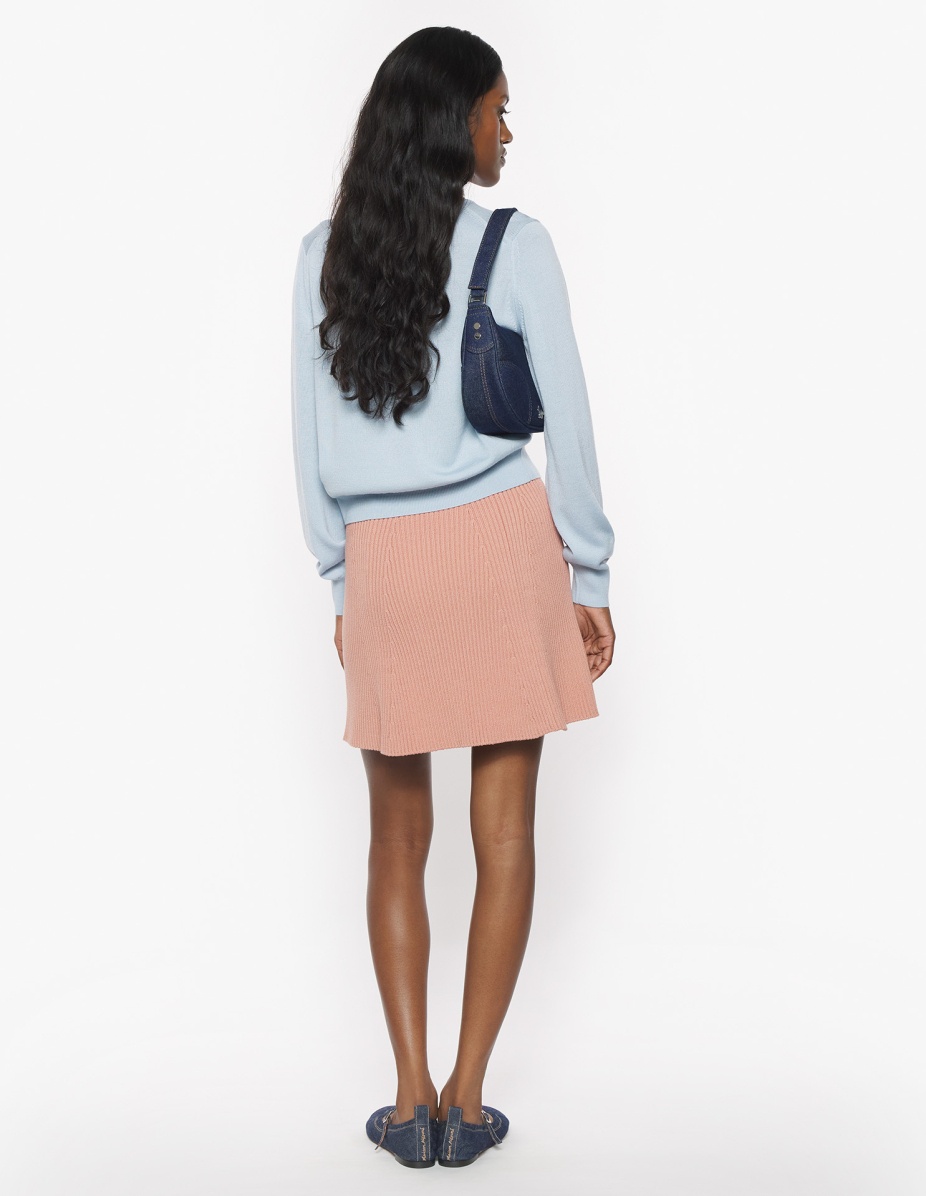BOLD FOX HEAD PATCH SHORT SKIRT - 5