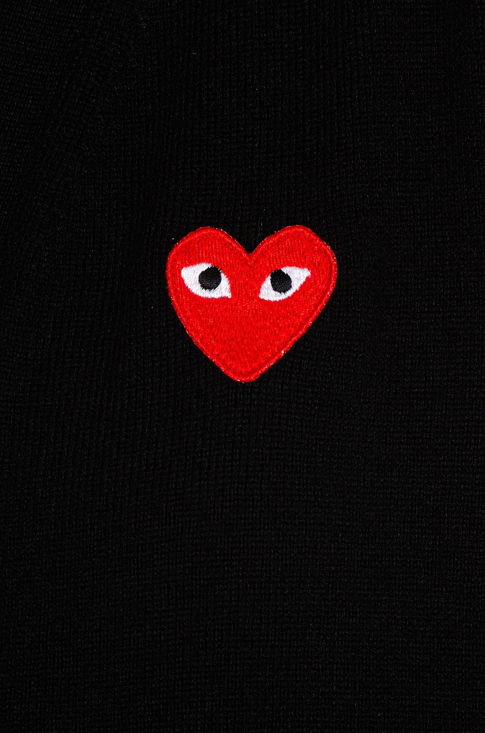 Wool Red Heart Emblem Cardigan - 5