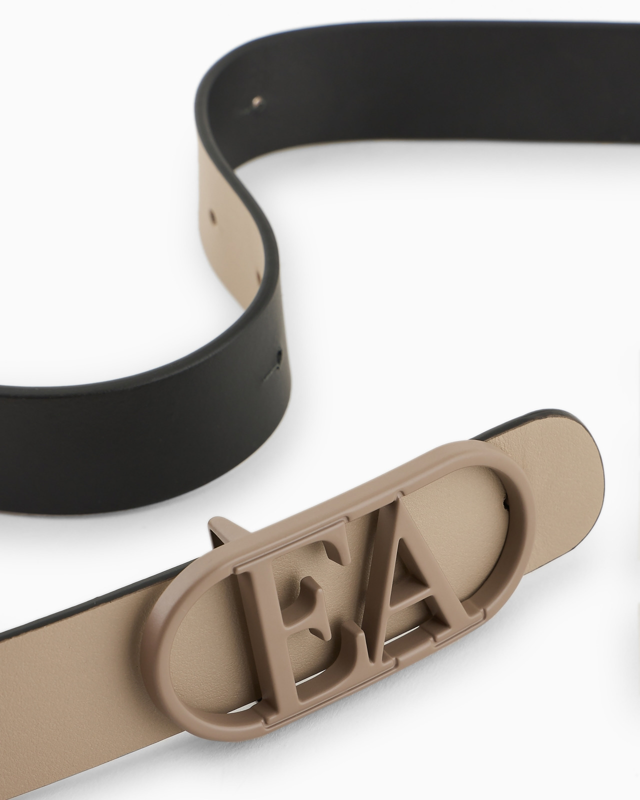 Leather belt with EA buckle - 2