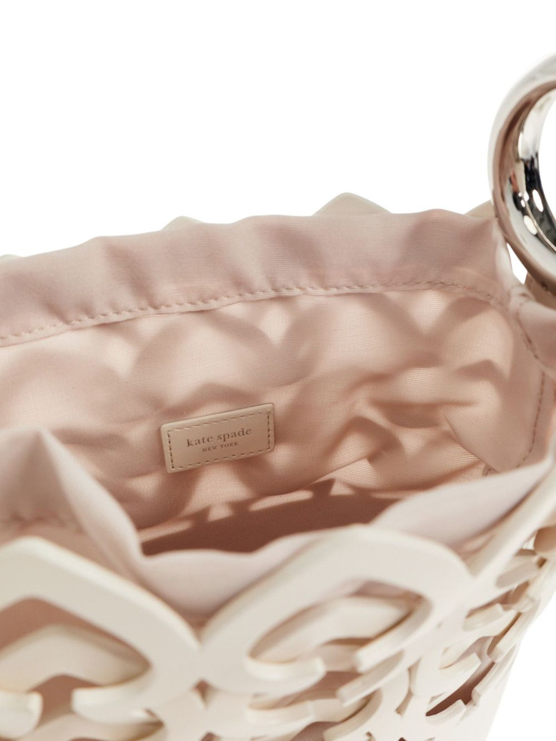 mini Halo leather bucket bag 5