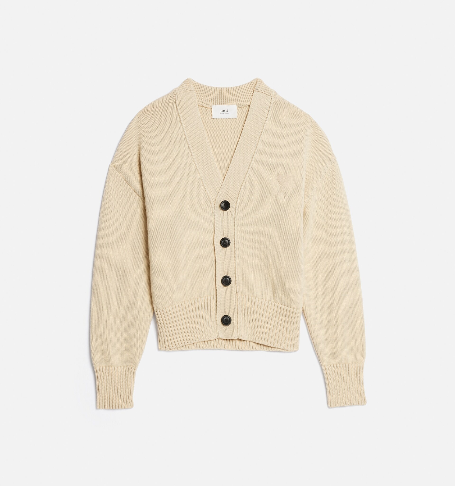 AMI Paris Ami de Coeur Cardigan | REVERSIBLE