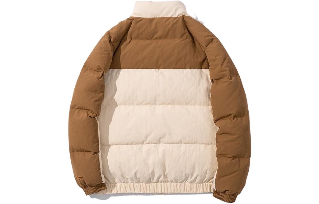 Li-Ning Logo Down Jacket 'Beige Brown' AYMS061-6 - 2