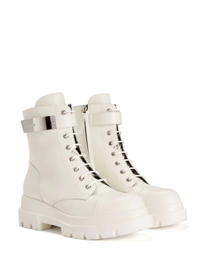 Giuseppe Zanotti Alexa leather combat boots outlook