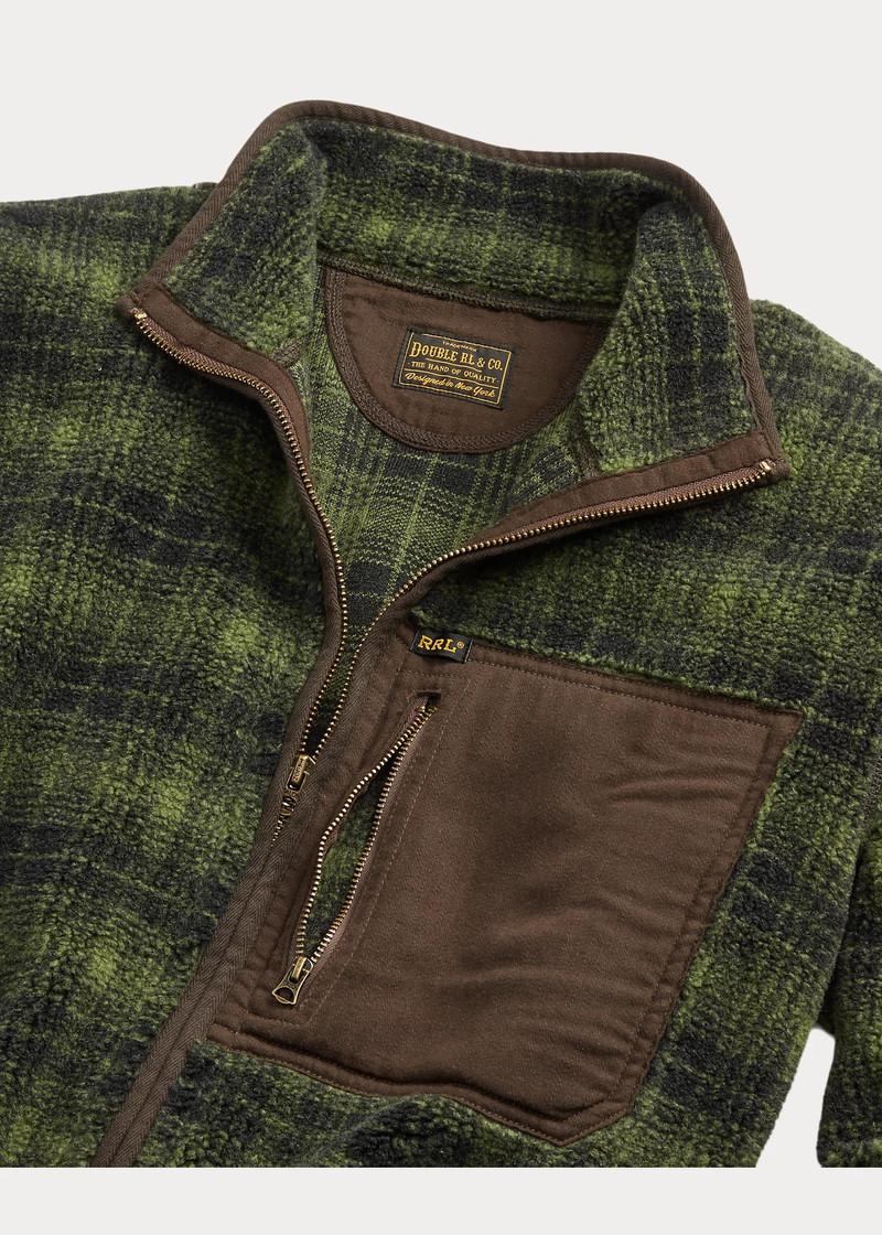 Plaid Fleece Jacket 3