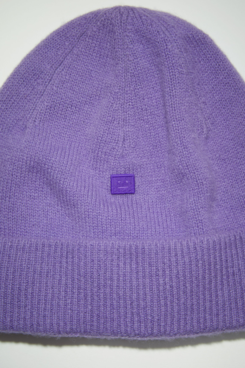 Micro face patch beanie - Iris purple 4