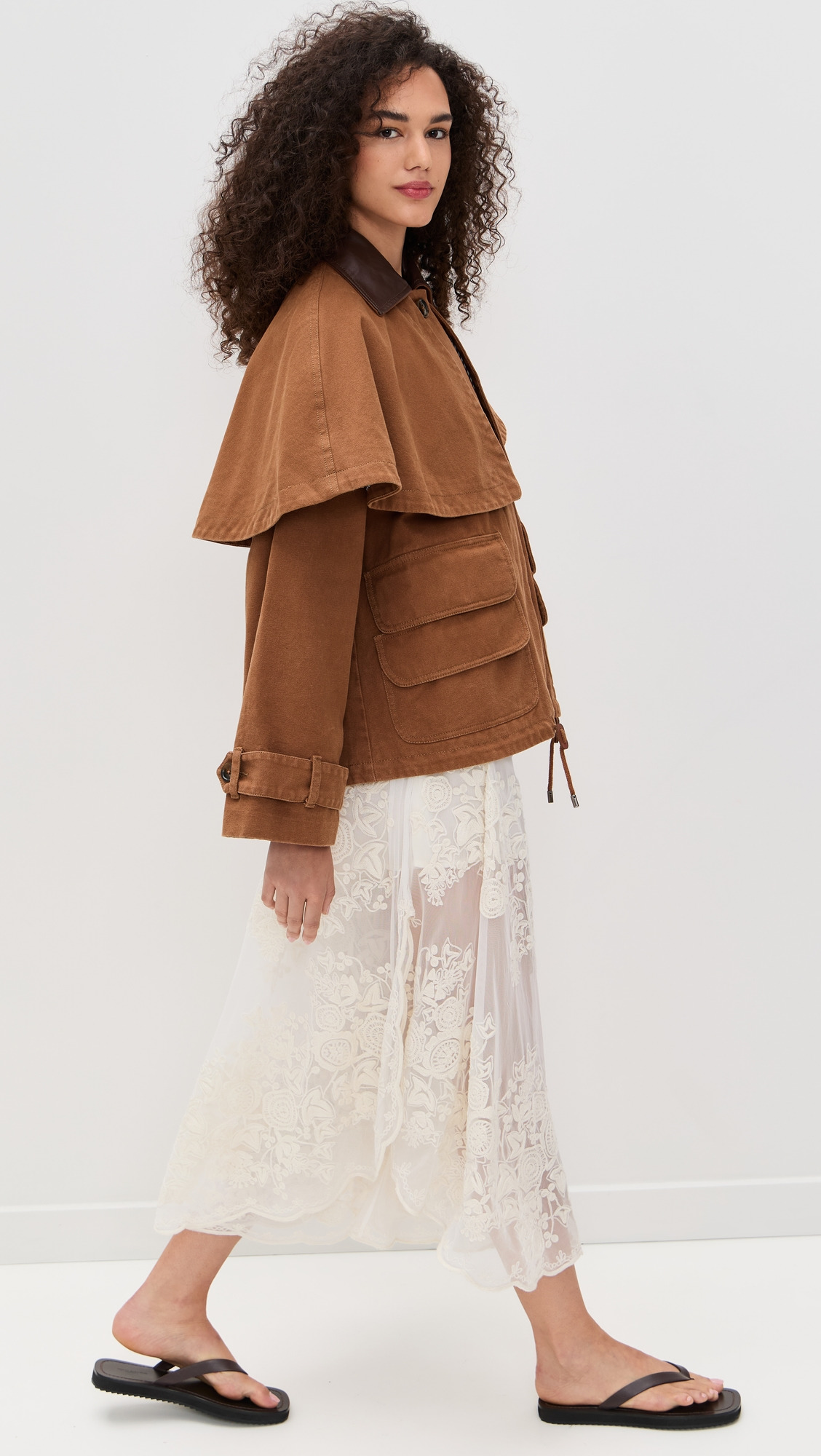 Carolyn Work Wear Cape Jacket - 4