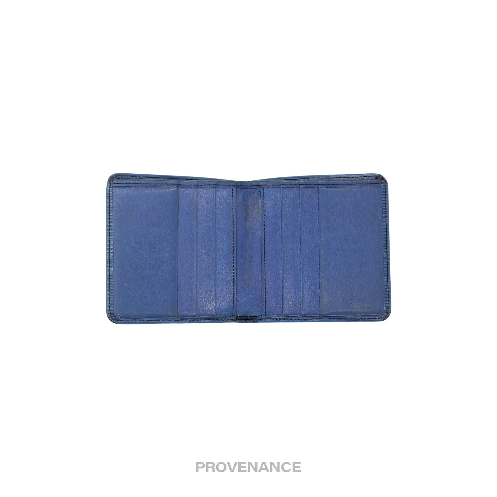 Louis Vuitton MALLETIER 6CC Bifold Wallet Toledo Blue Epi - 7