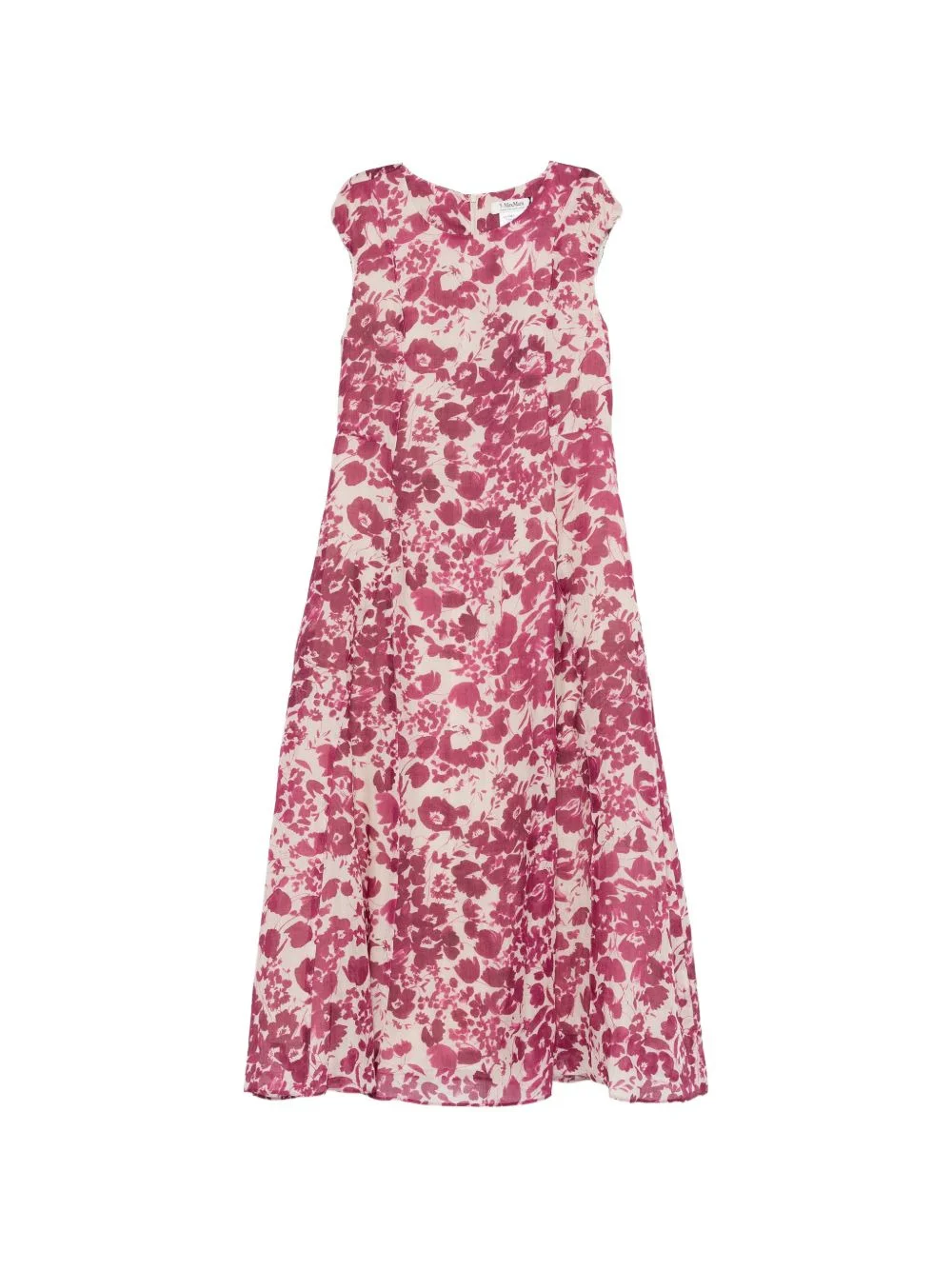A-line floral-print dress - 1