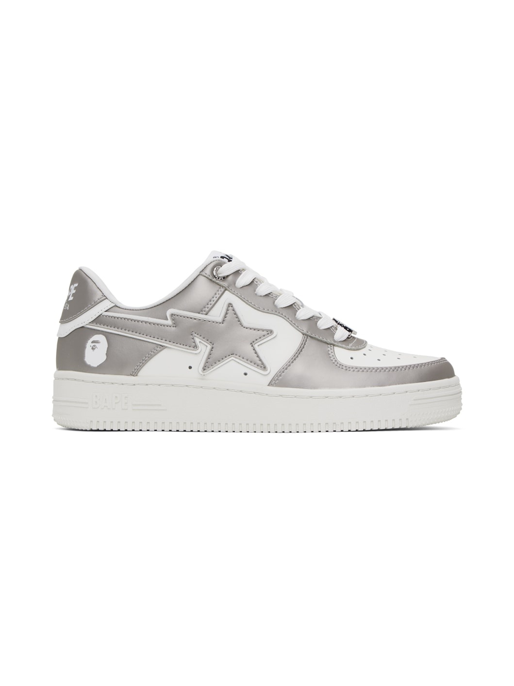 Silver STA #4 Sneakers - 1